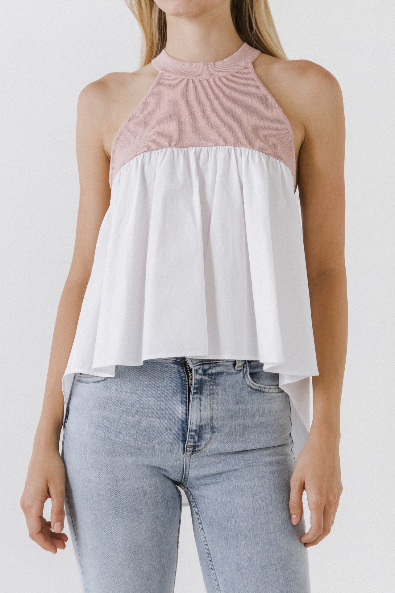 ENGLISH FACTORY - Halter Neck Blouse - TOPS available at Objectrare