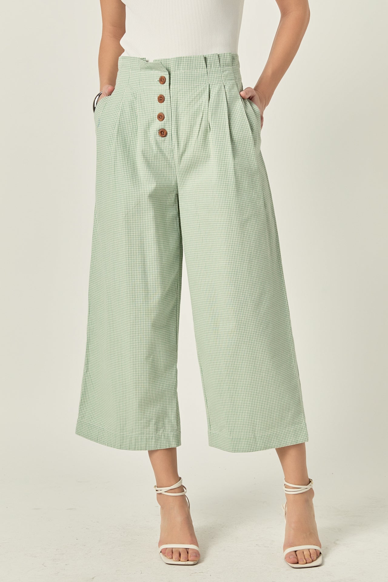 ENGLISH FACTORY - Pleated Easy Trousers - PANTS available at Objectrare