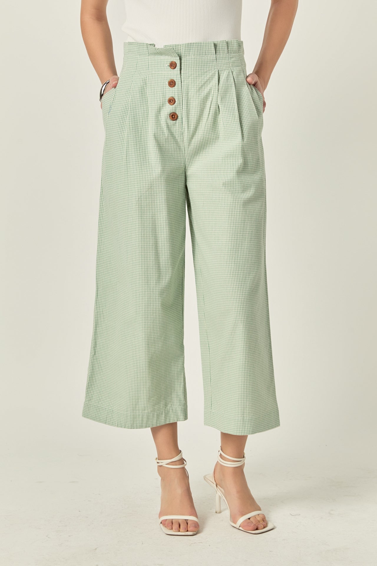 ENGLISH FACTORY - Pleated Easy Trousers - PANTS available at Objectrare