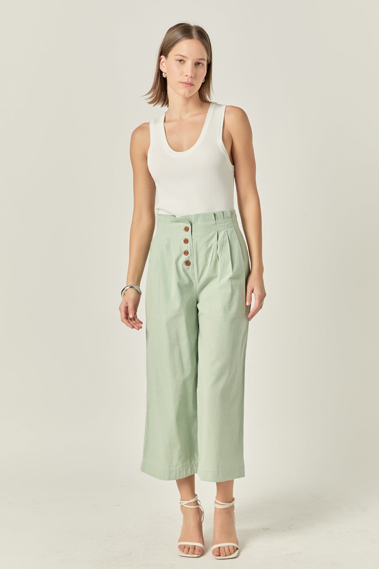 ENGLISH FACTORY - Pleated Easy Trousers - PANTS available at Objectrare