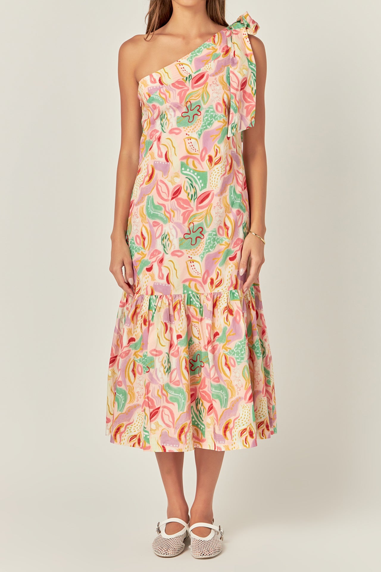 ENGLISH FACTORY - Print Puff Sleeve Mini Dress - DRESSES available at Objectrare