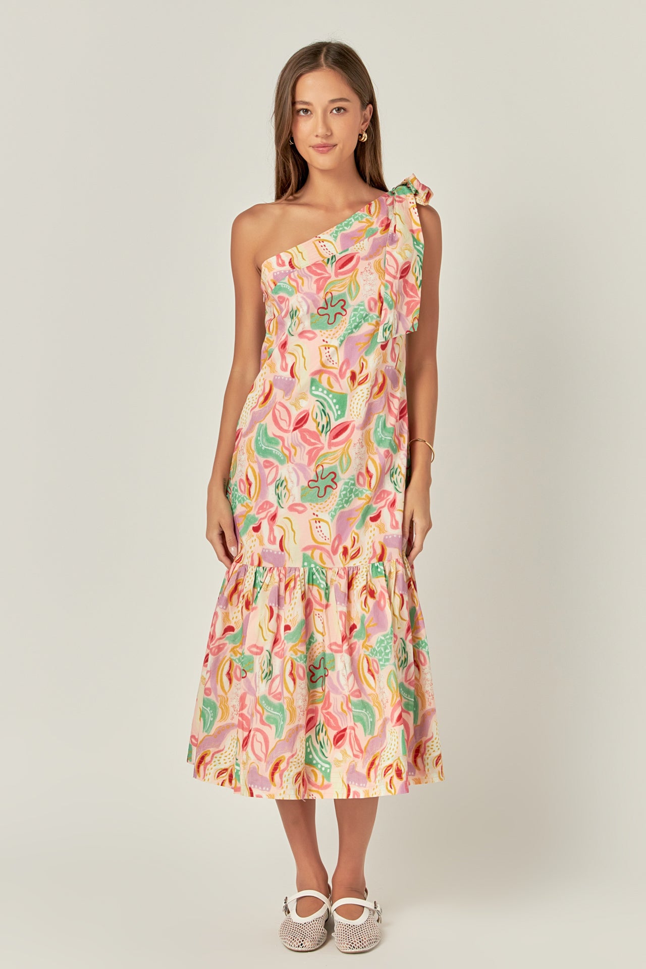ENGLISH FACTORY - Print Puff Sleeve Mini Dress - DRESSES available at Objectrare