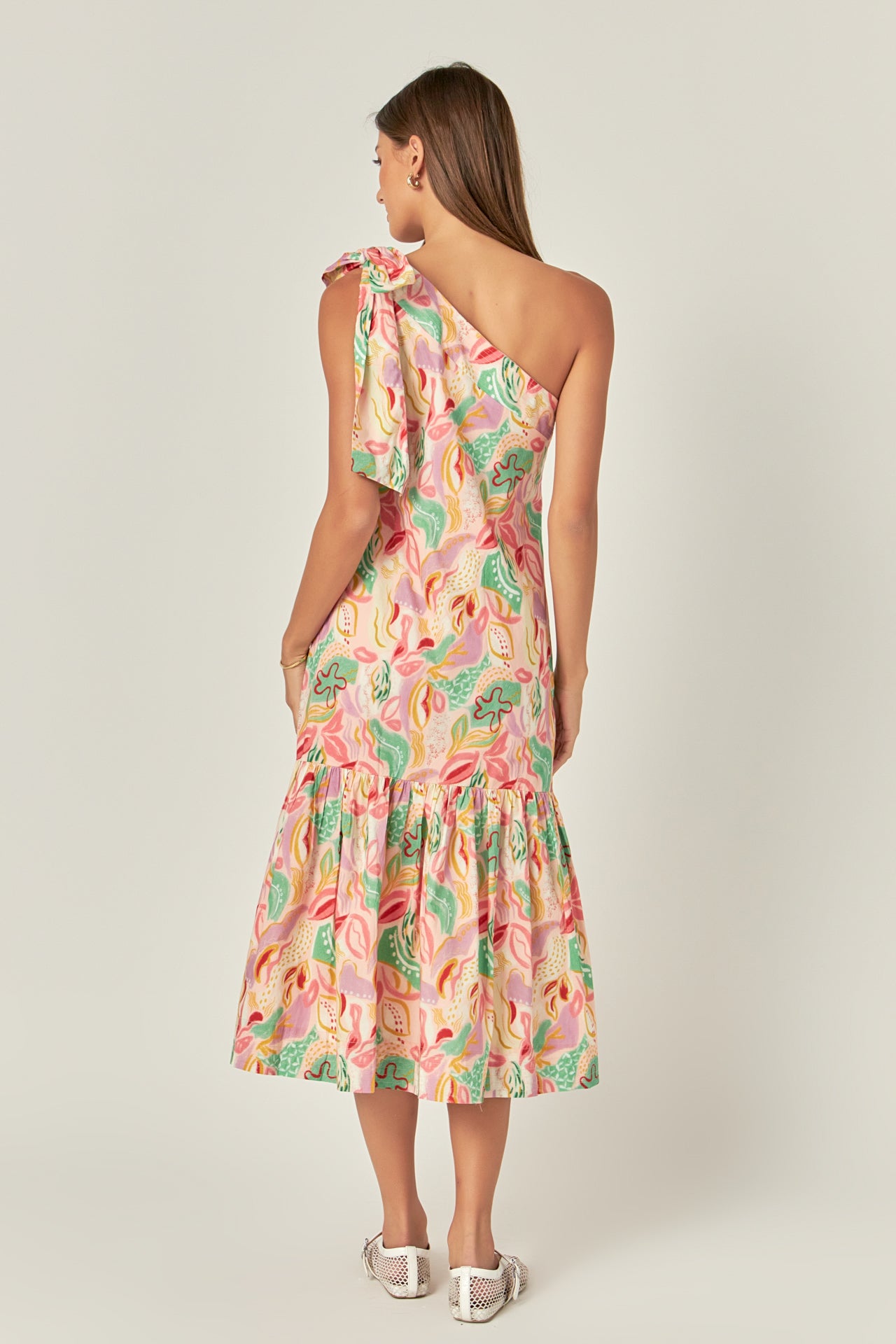 ENGLISH FACTORY - Print Puff Sleeve Mini Dress - DRESSES available at Objectrare