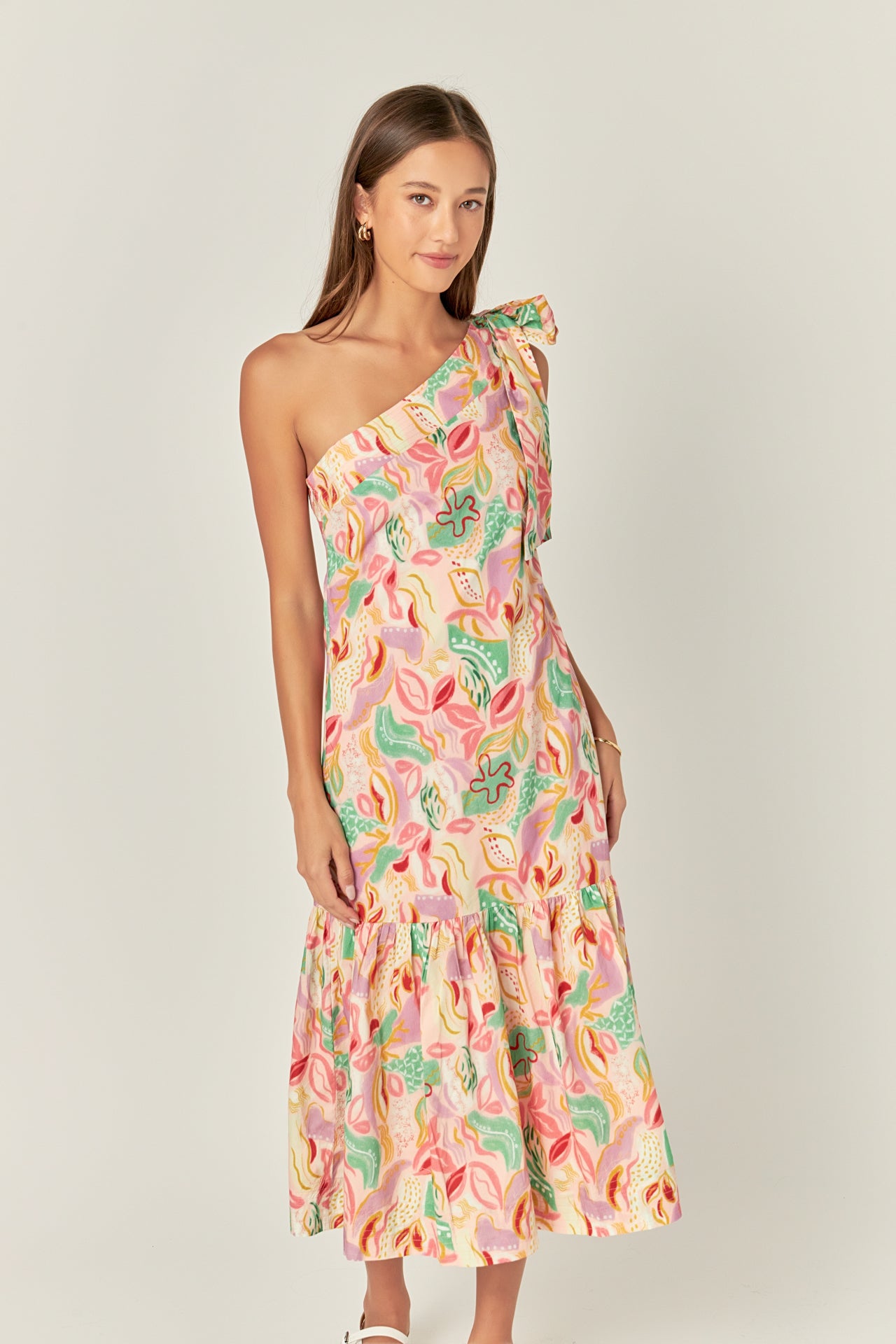 ENGLISH FACTORY - Print Puff Sleeve Mini Dress - DRESSES available at Objectrare