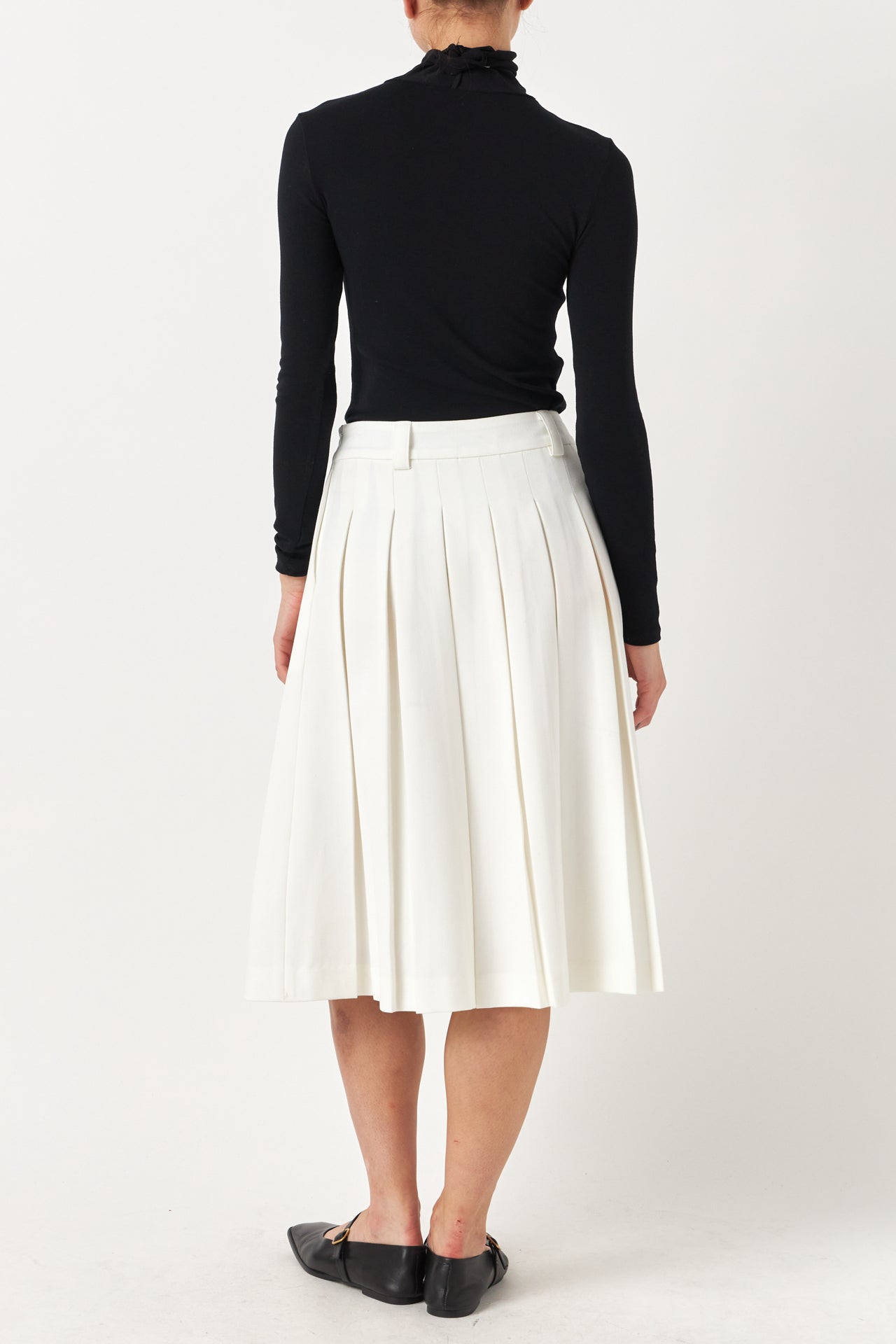 ENGLISH FACTORY - Low Waist Pleated Midi Skirt - SKIRTS available at Objectrare