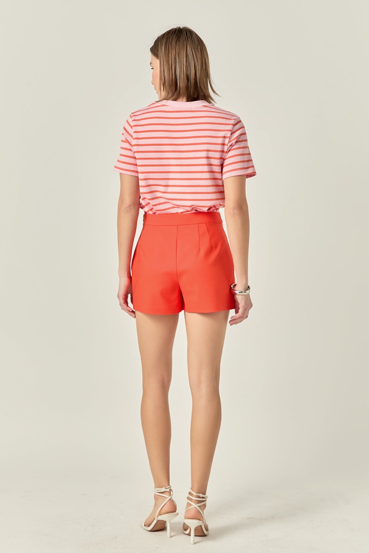 ENGLISH FACTORY - Front Welt Pockets Skort - SHORTS available at Objectrare