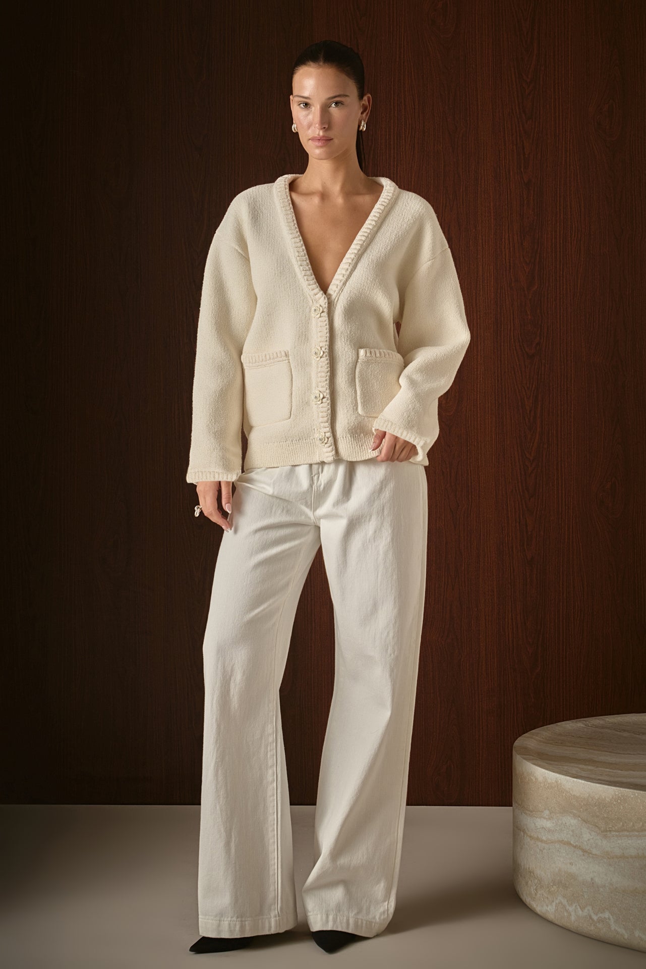 ENDLESS ROSE - Floral Button Down Cardigan - SWEATERS & KNITS available at Objectrare