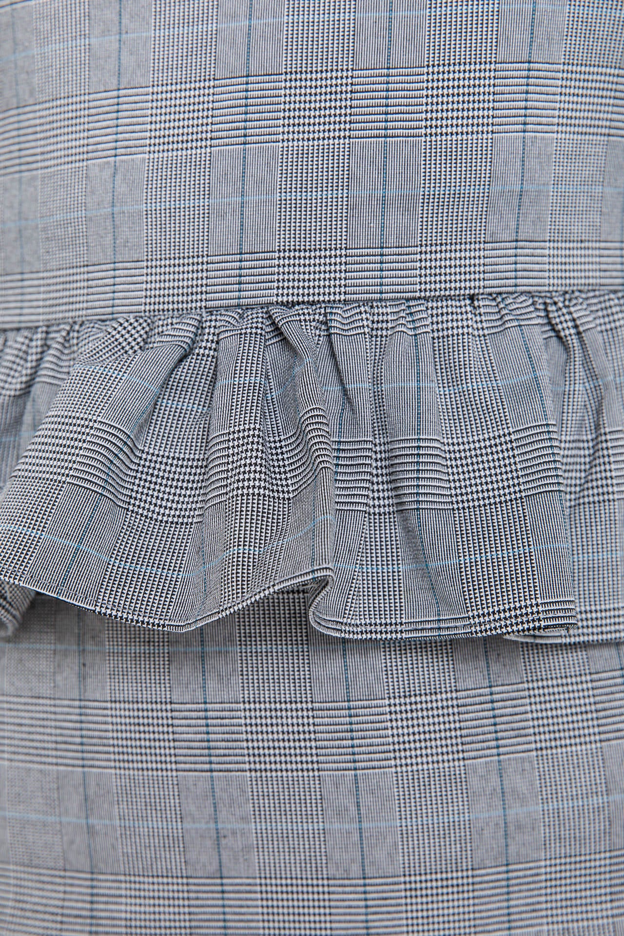 GREY LAB - Asymmetric Plaid Dress - DRESSES available at Objectrare