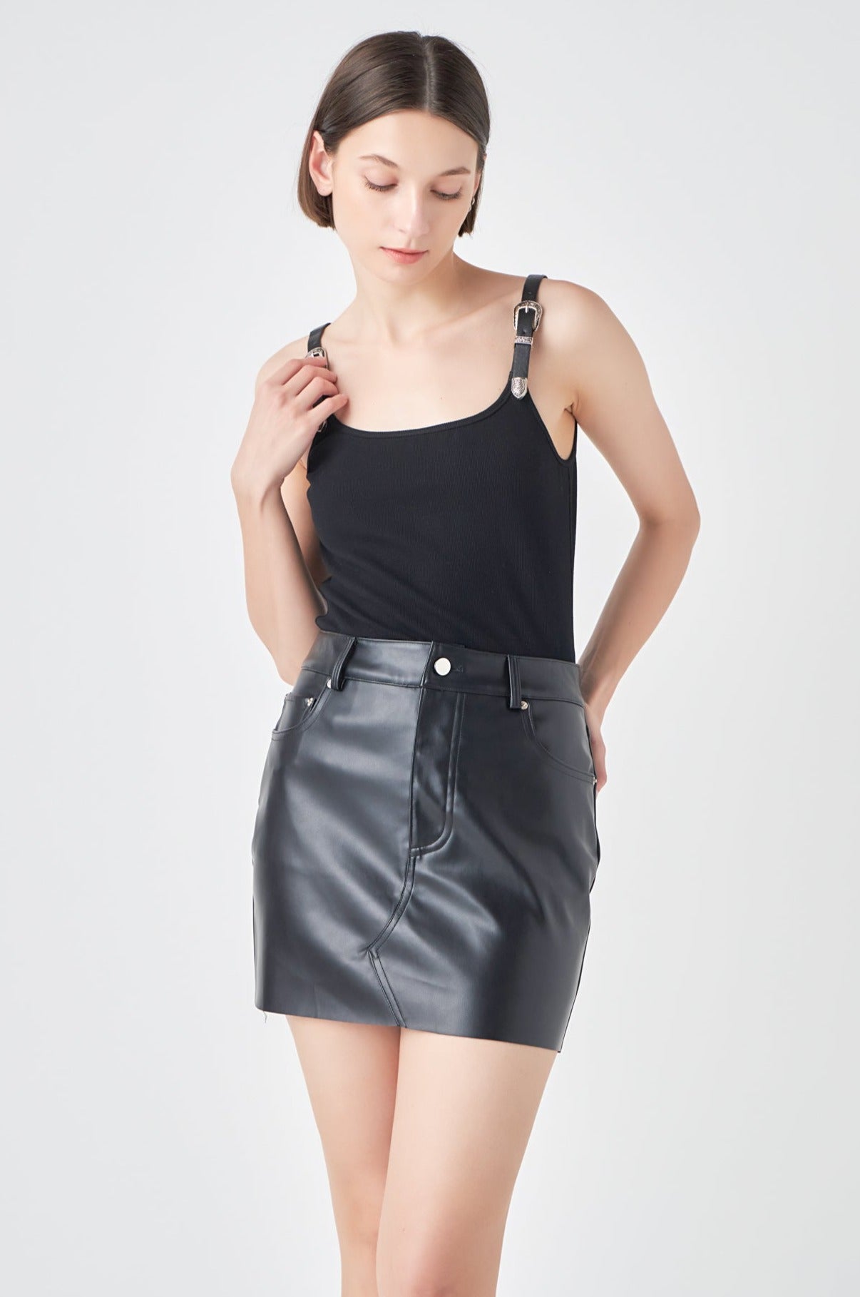 GREY LAB - Western Belt Tank Top - CAMI TOPS & TANK available at Objectrare