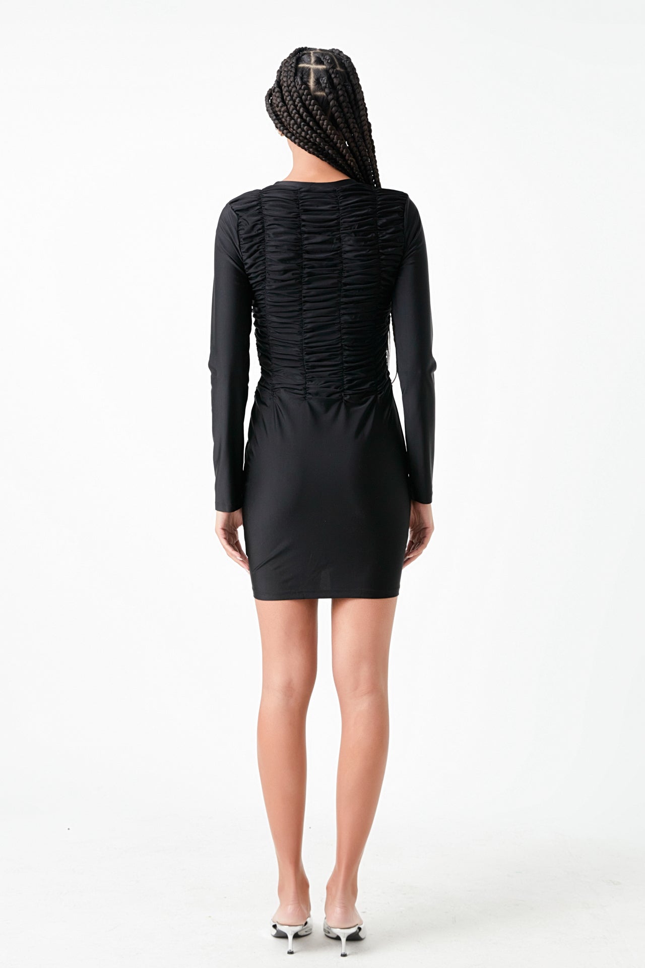 GREY LAB - Gathered Mini Dress - DRESSES available at Objectrare