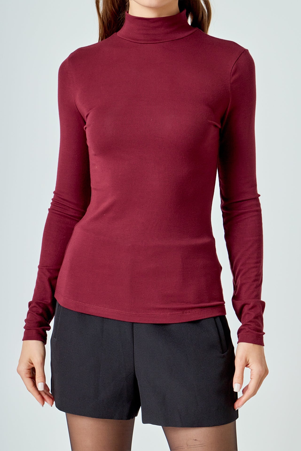 ENDLESS ROSE - Turtle Neck Top - TOPS available at Objectrare