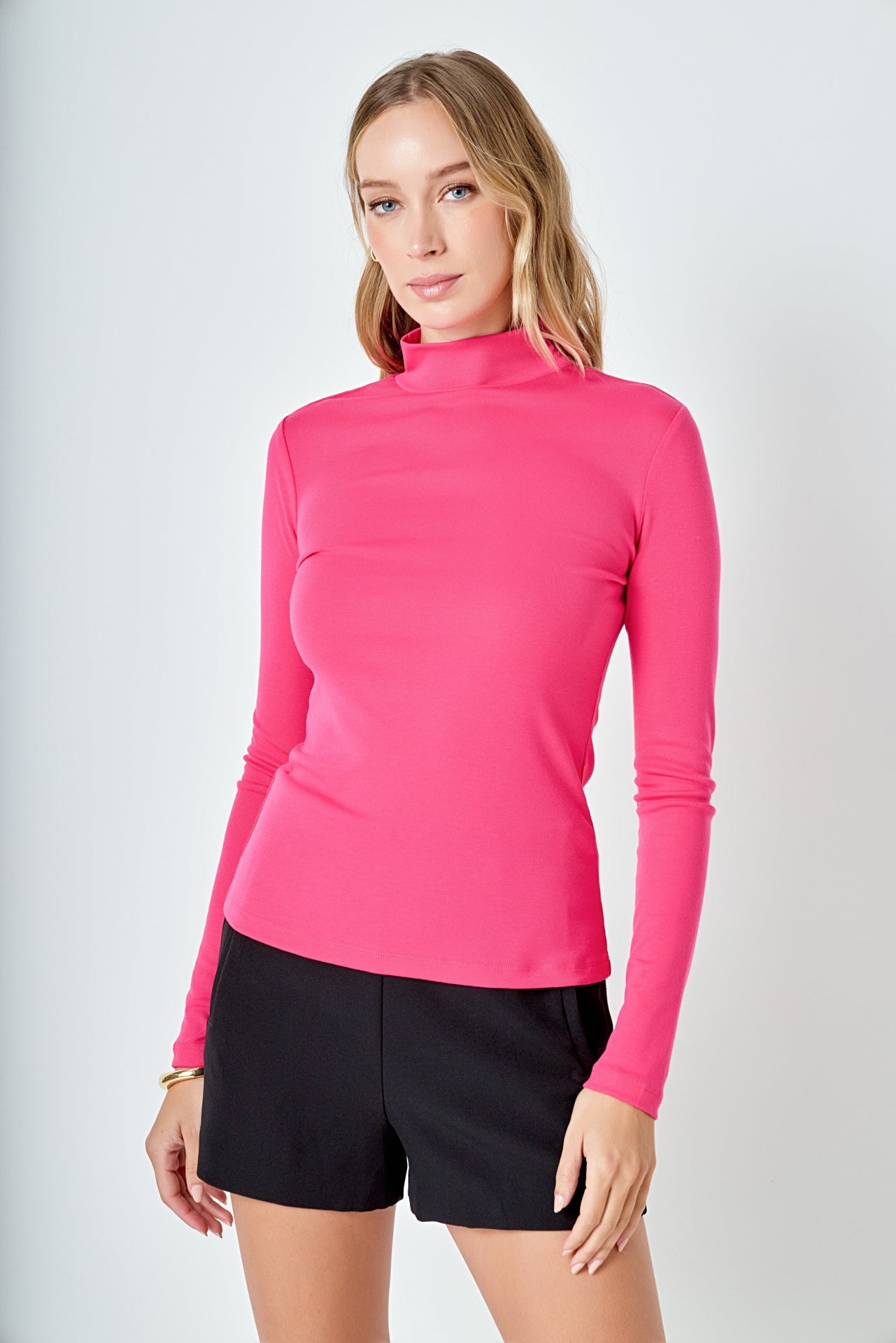 ENDLESS ROSE - Turtle Neck Top - TOPS available at Objectrare