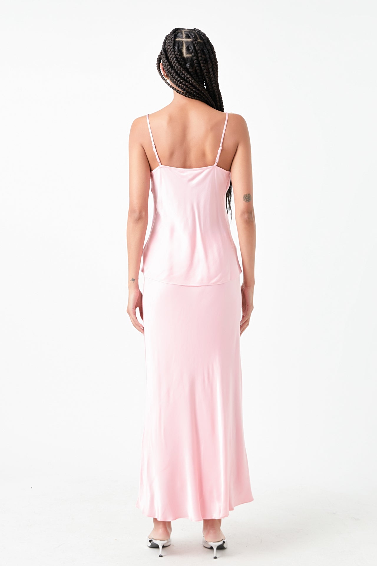 GREY LAB - Satin Maxi Skirt - SKIRTS available at Objectrare