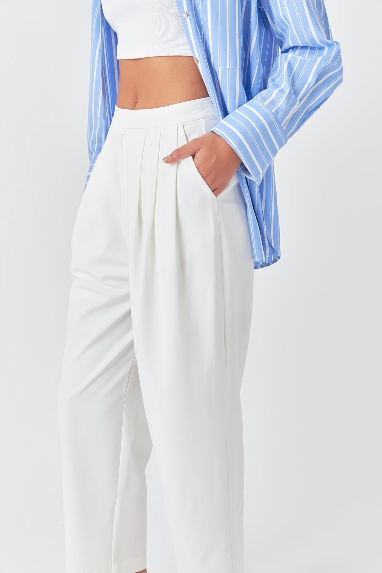 GREY LAB - High Waist Balloon Trousers - PANTS available at Objectrare