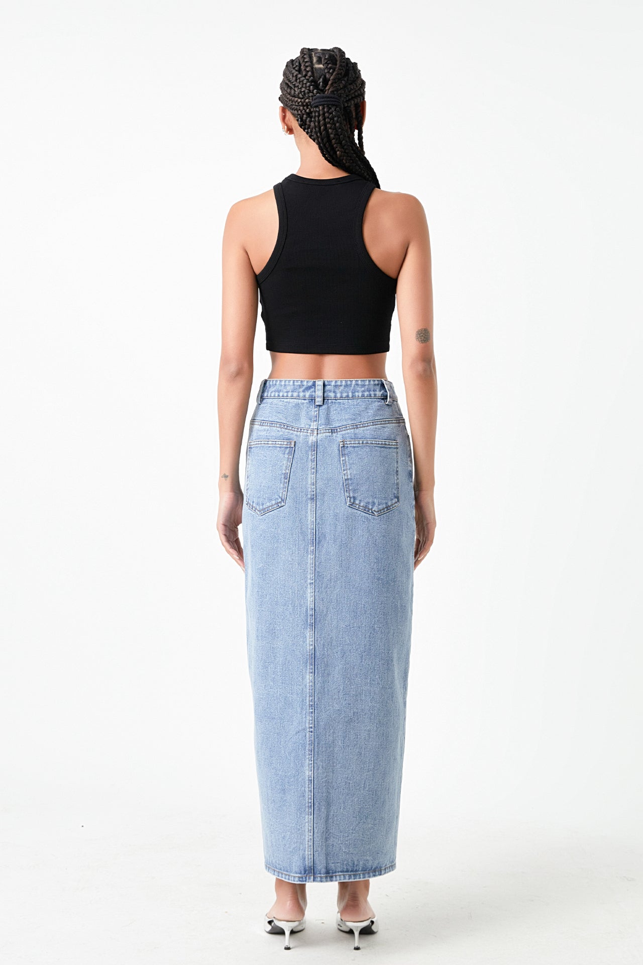 GREY LAB - Cropped Racerback Tank - CAMI TOPS & TANK available at Objectrare