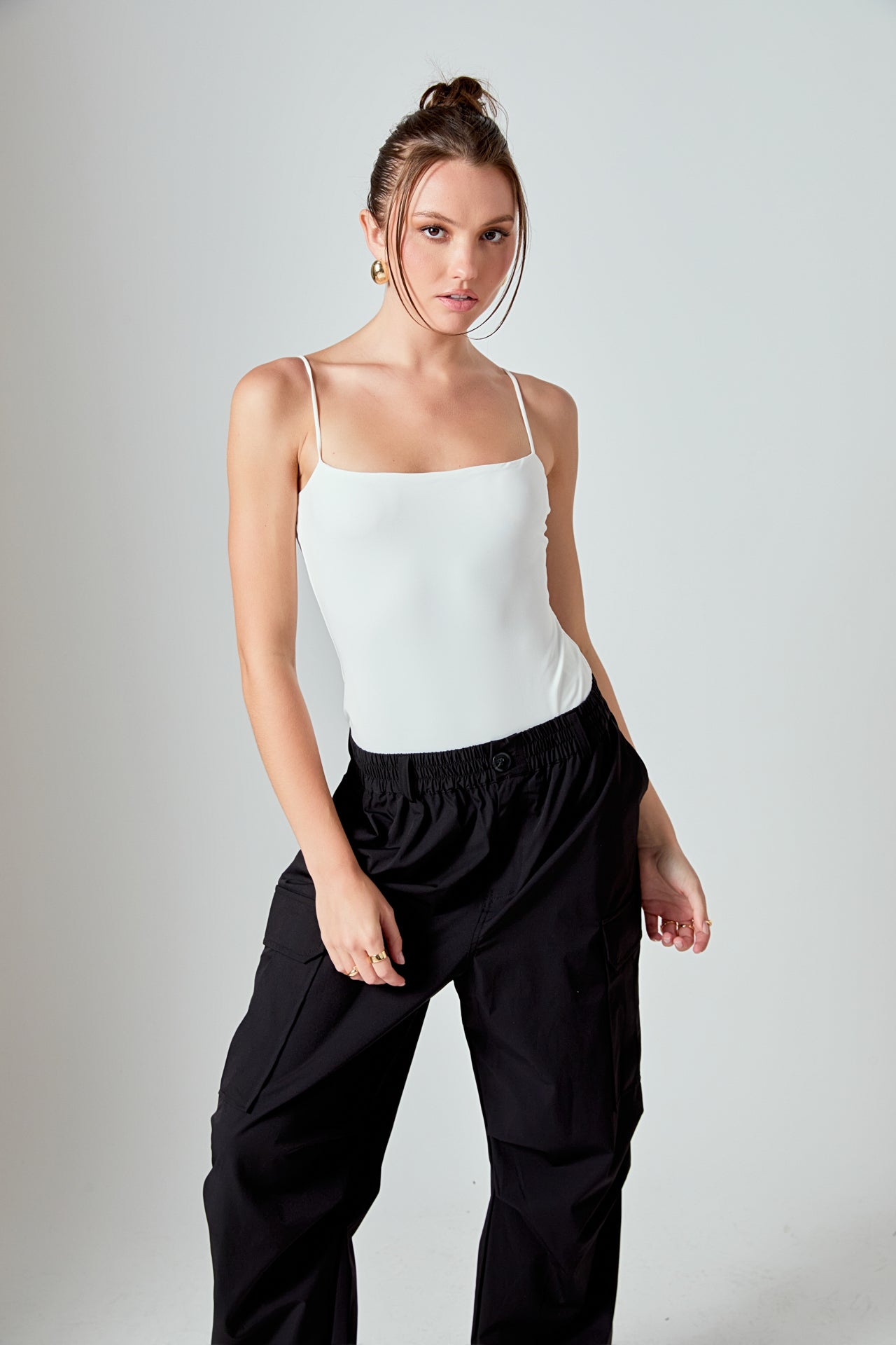 GREY LAB - Soft Cami Bodysuit - BODYSUIT available at Objectrare