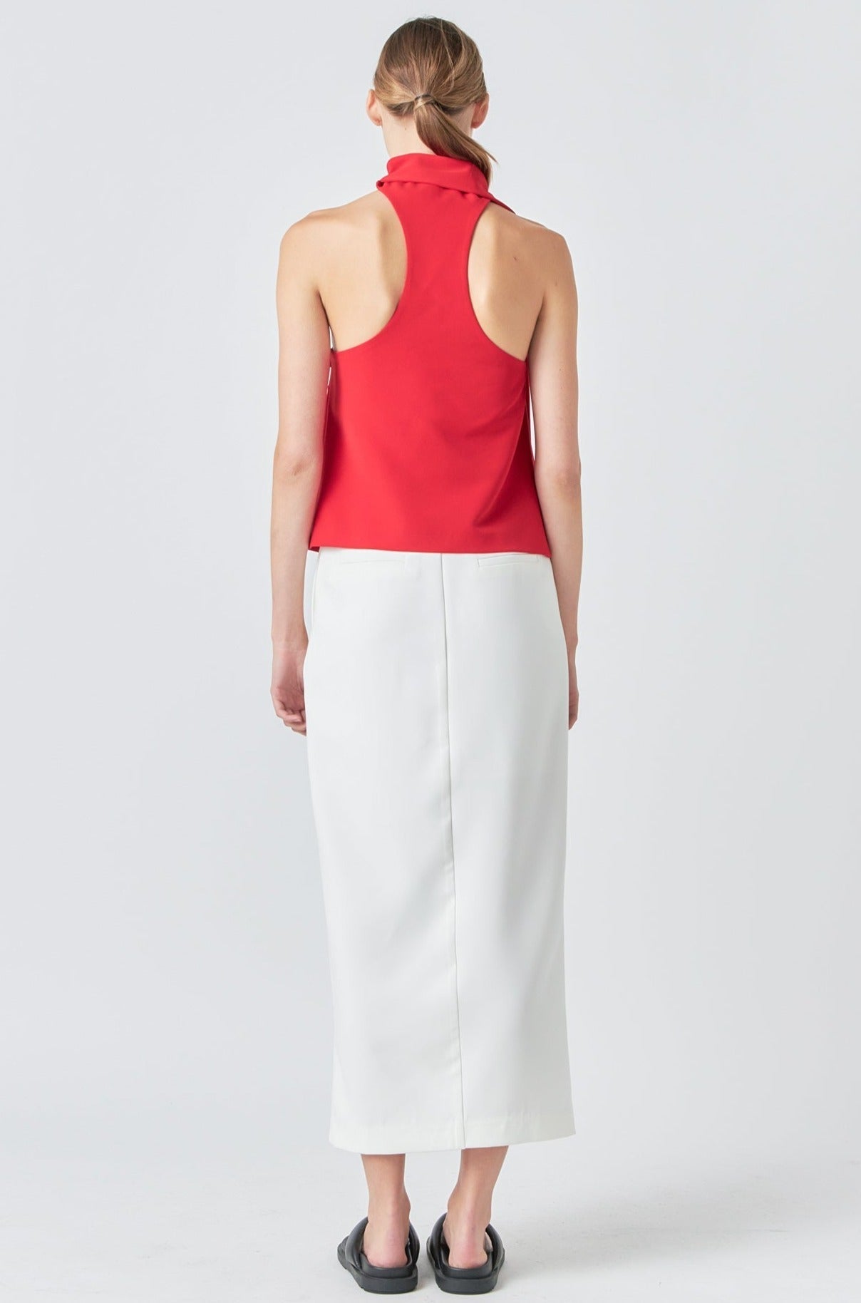 GREY LAB - Choker Tie Top - TOPS available at Objectrare