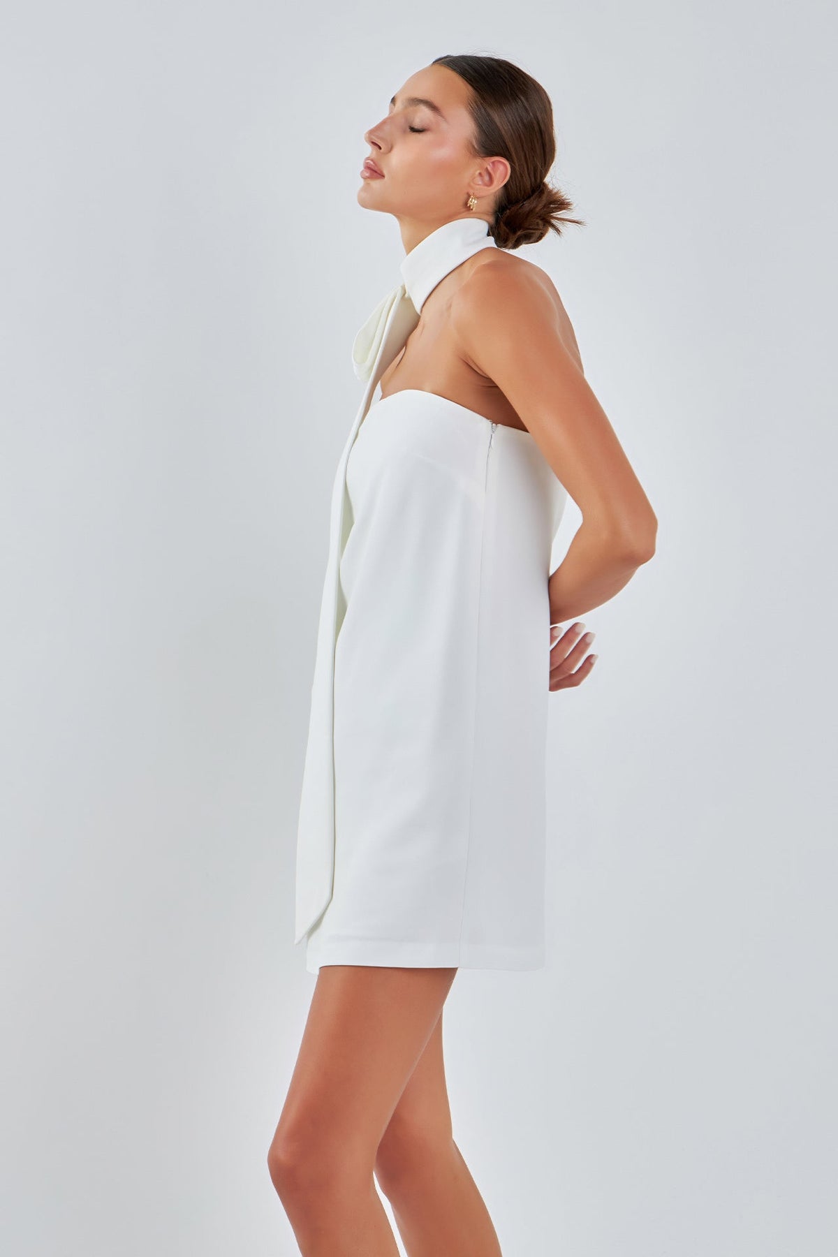 GREY LAB - Choker Tie Mini Dress - DRESSES available at Objectrare