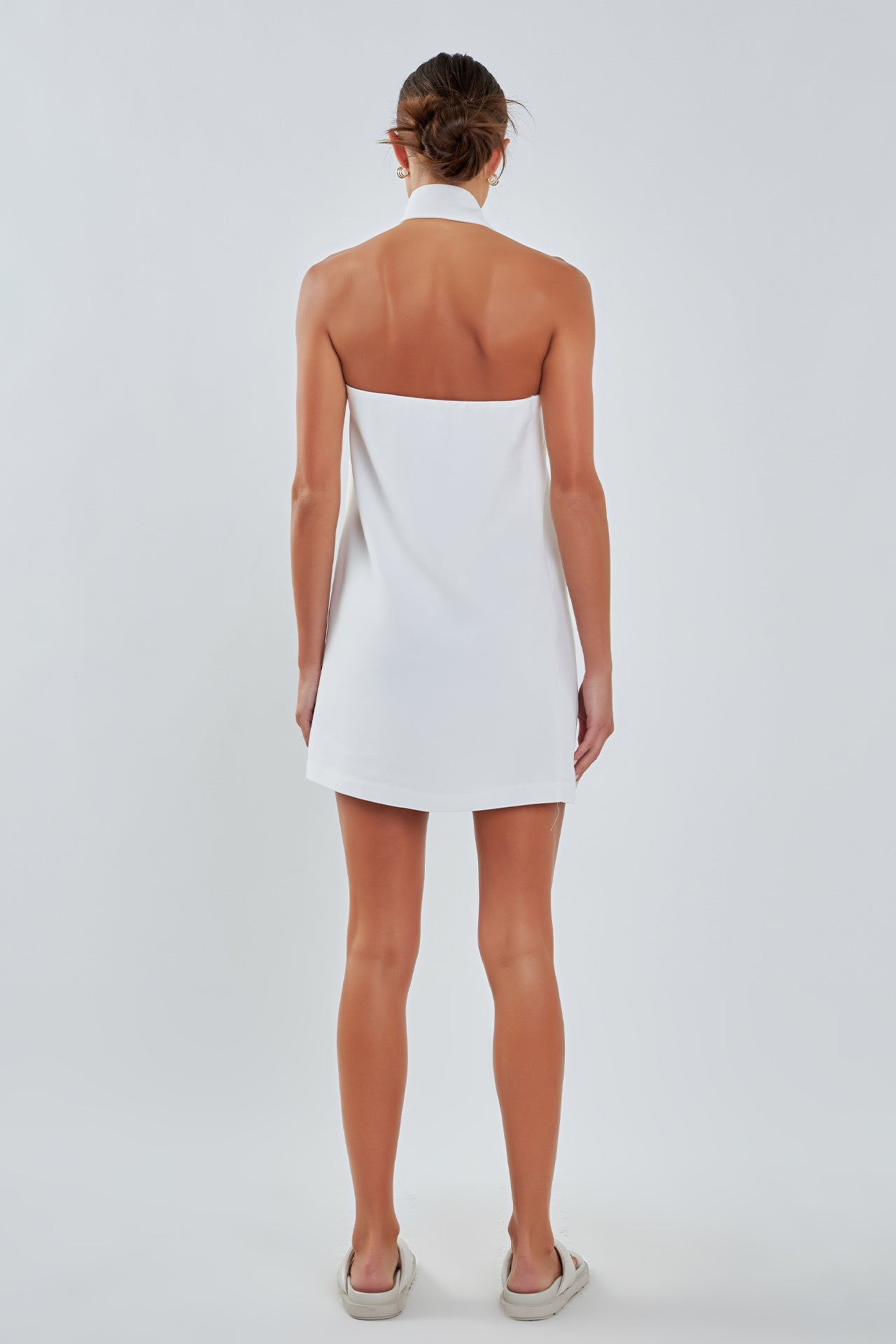 GREY LAB - Choker Tie Mini Dress - DRESSES available at Objectrare