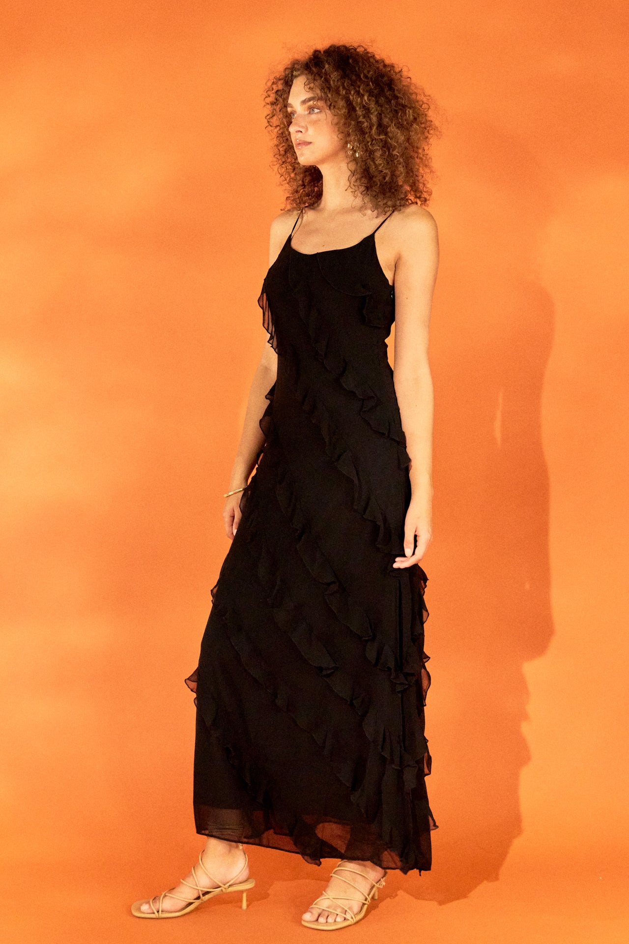 ENDLESS ROSE - Slip Ruffled Dress - DRESSES available at Objectrare