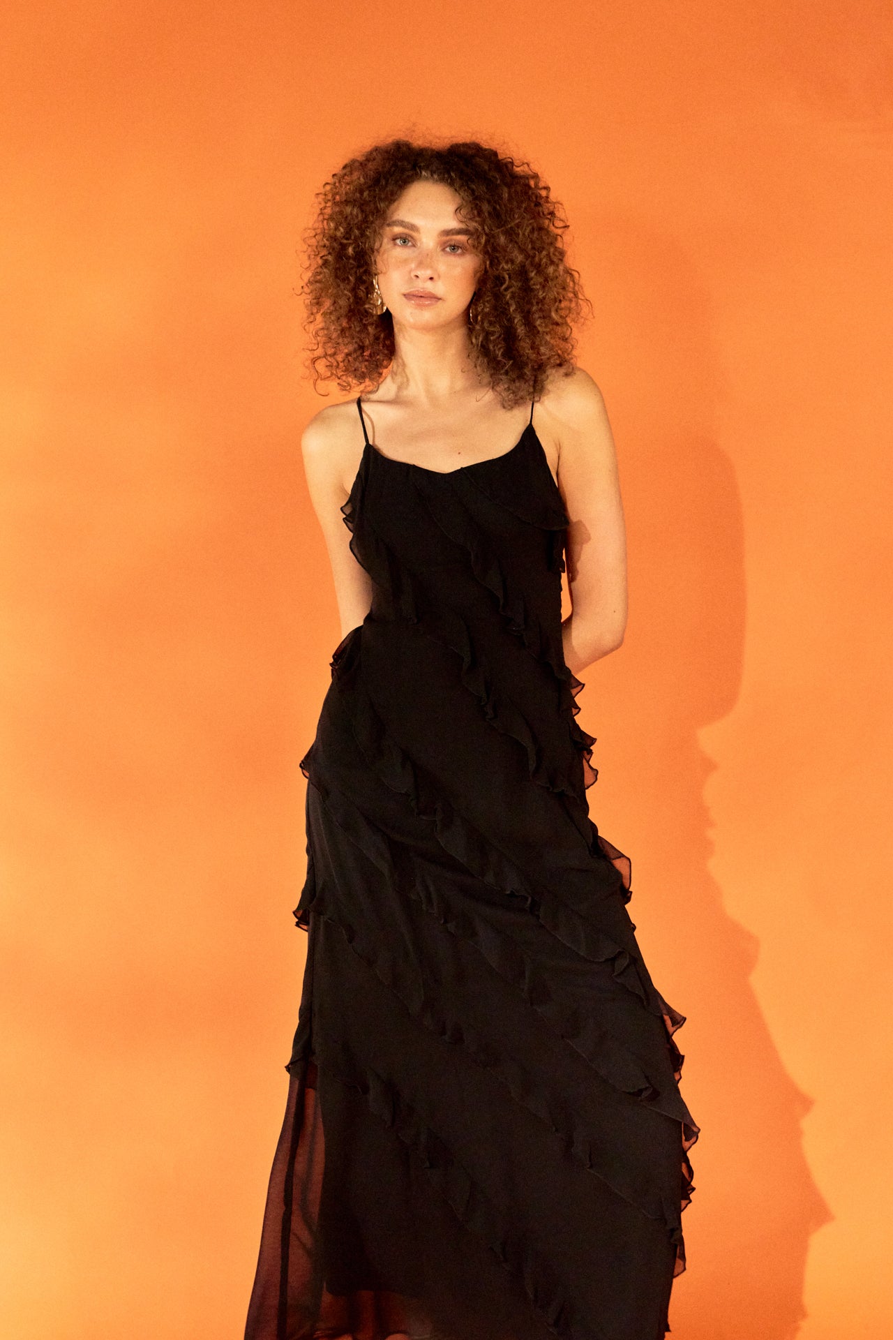 ENDLESS ROSE - Slip Ruffled Dress - DRESSES available at Objectrare