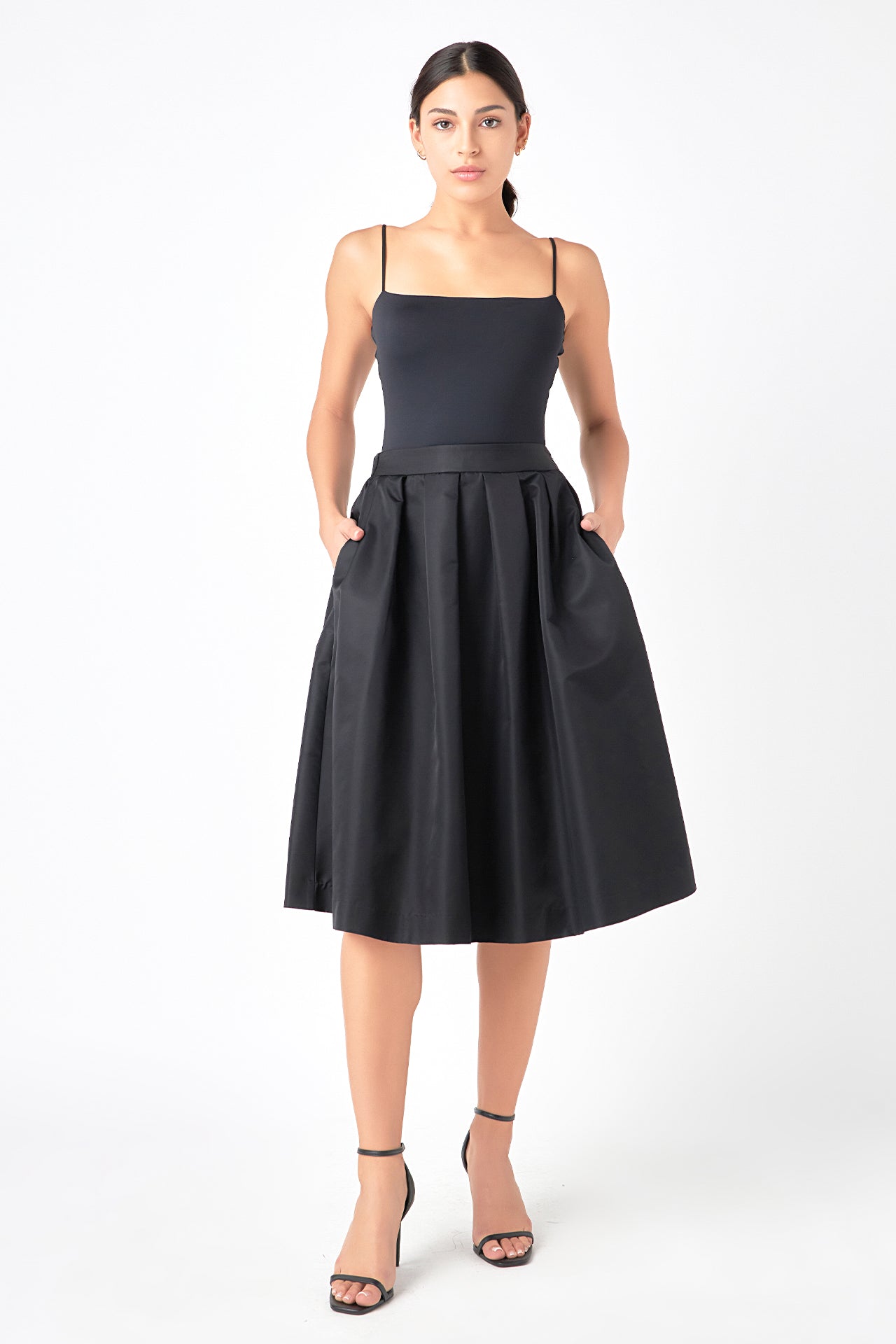 GREY LAB - Voluminous Midi Skirt - SKIRTS available at Objectrare