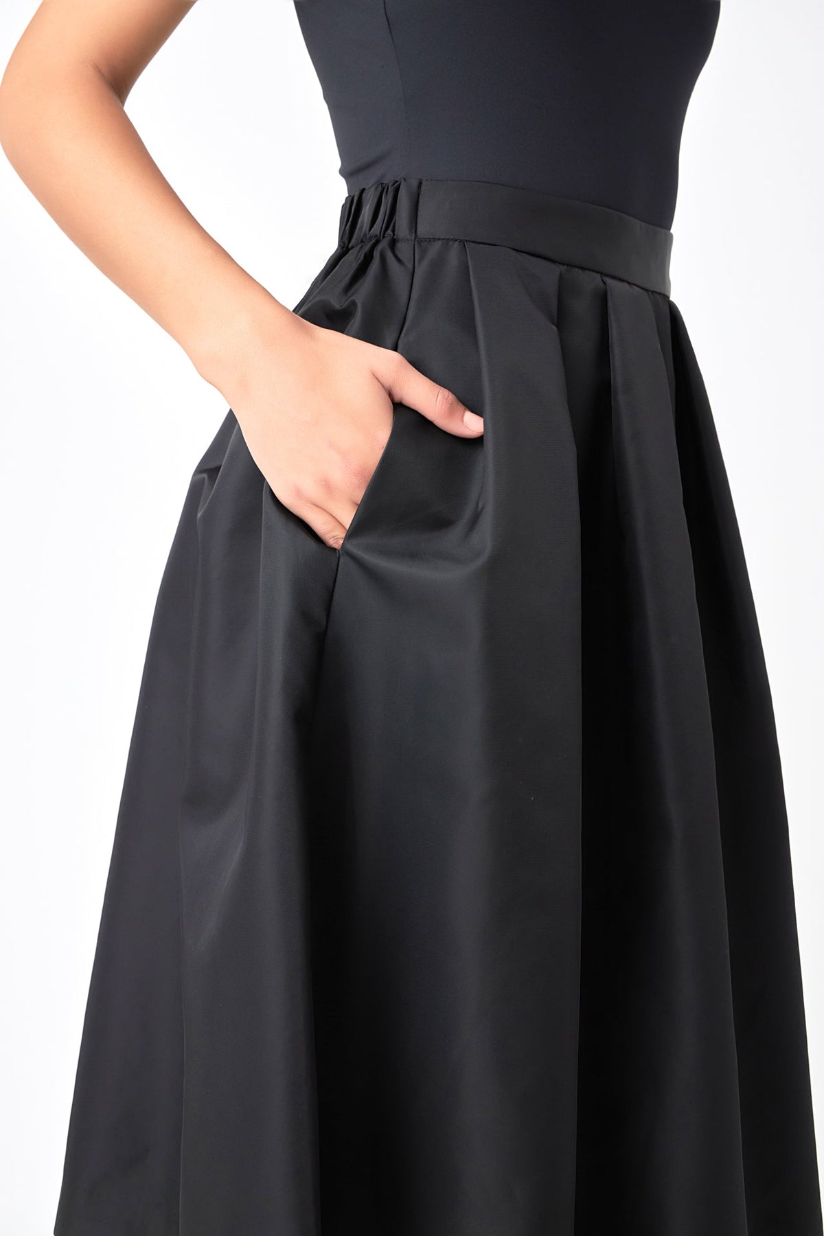 GREY LAB - Voluminous Midi Skirt - SKIRTS available at Objectrare