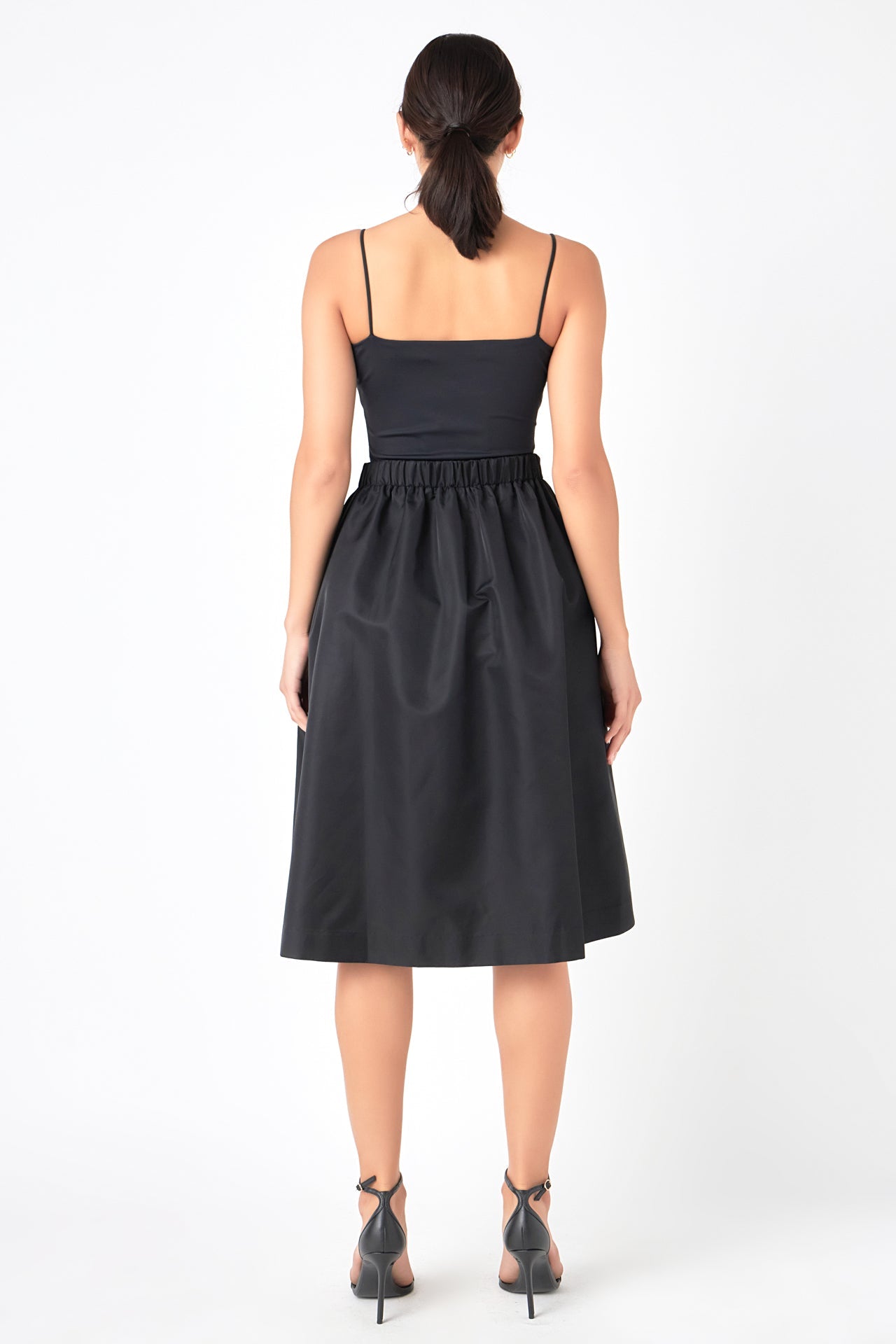 GREY LAB - Voluminous Midi Skirt - SKIRTS available at Objectrare