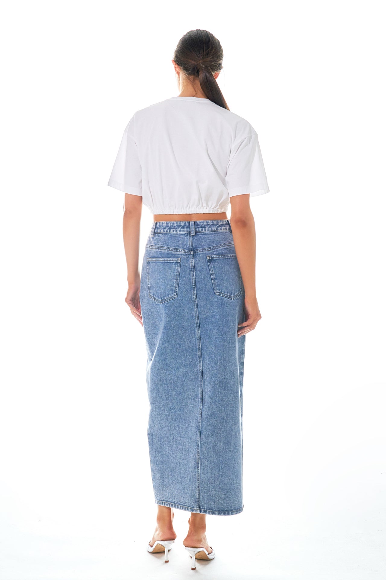 GREY LAB - Cropped T-Shirt - T-SHIRTS available at Objectrare
