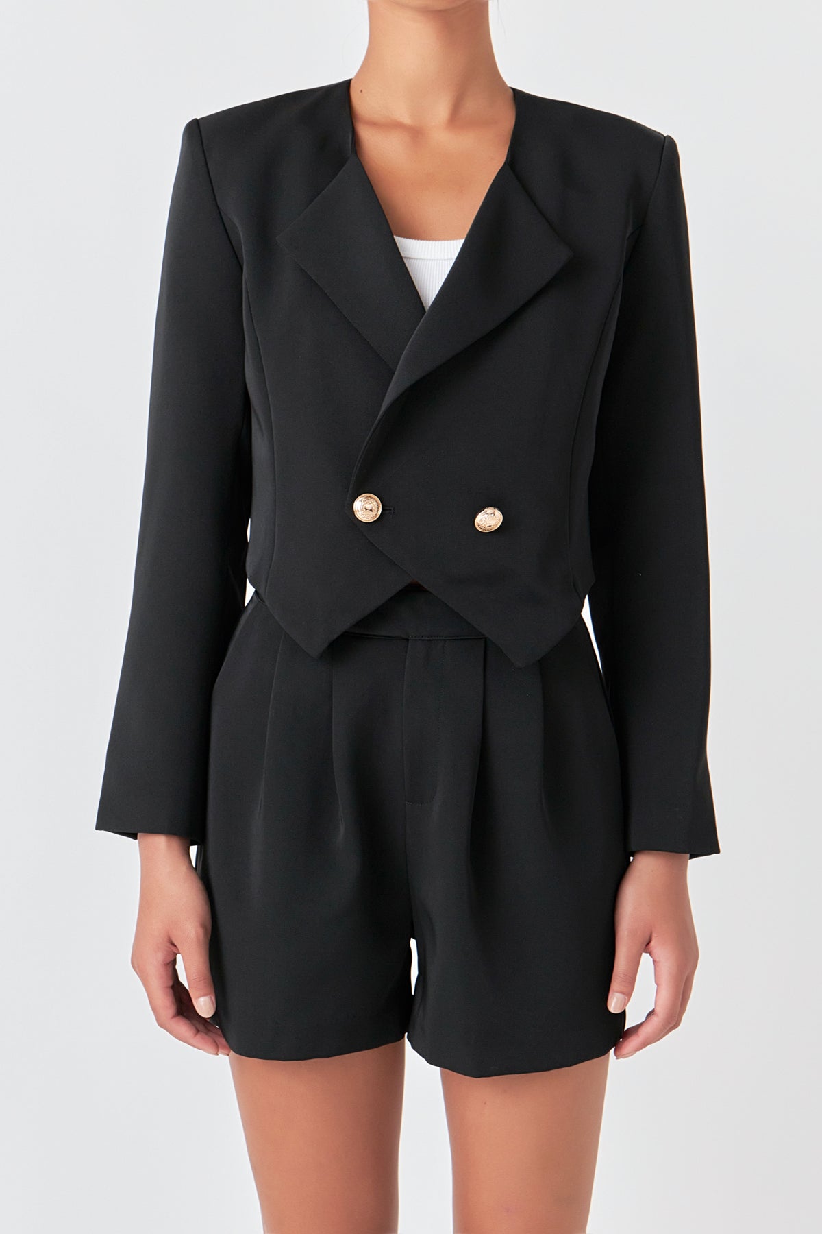 GREY LAB - Vest Style Loose Blazer - BLAZERS available at Objectrare