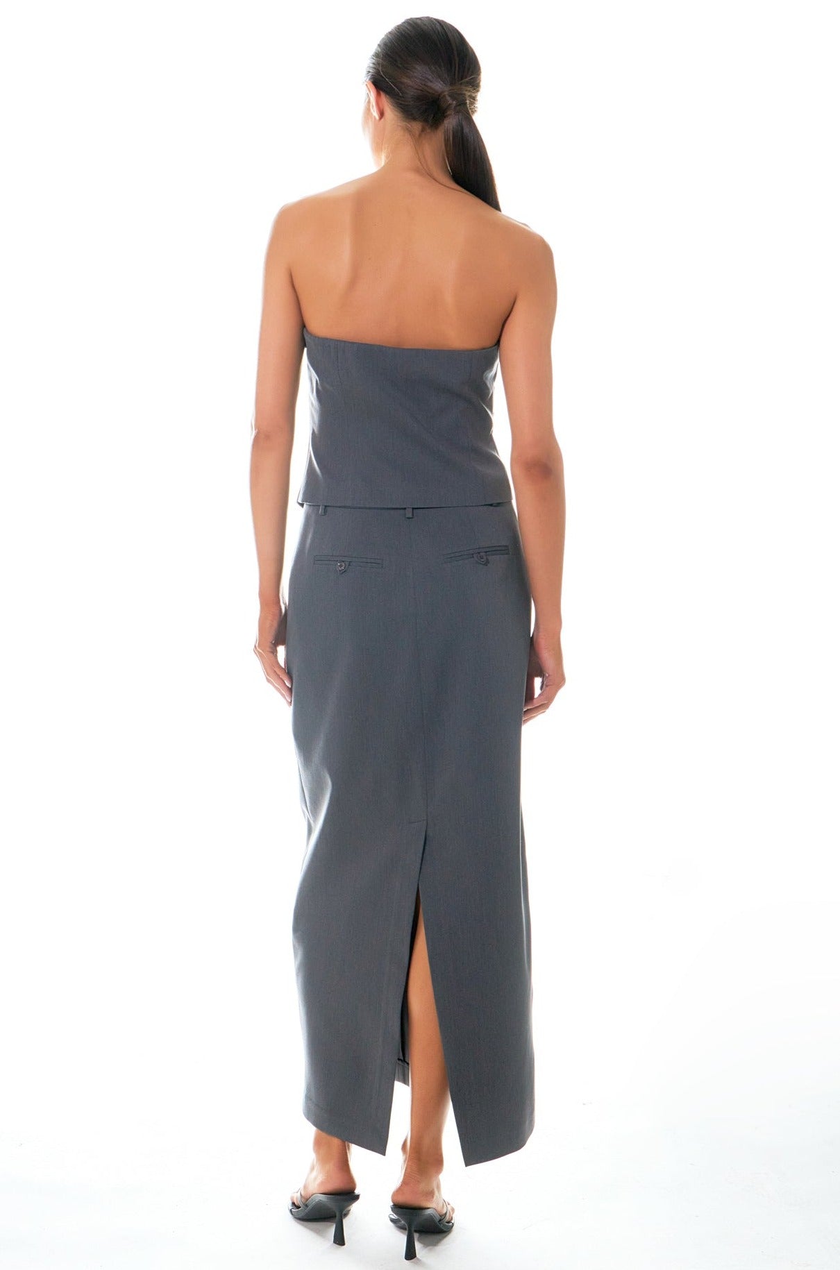 GREY LAB - Draped Corset Top - TOPS available at Objectrare