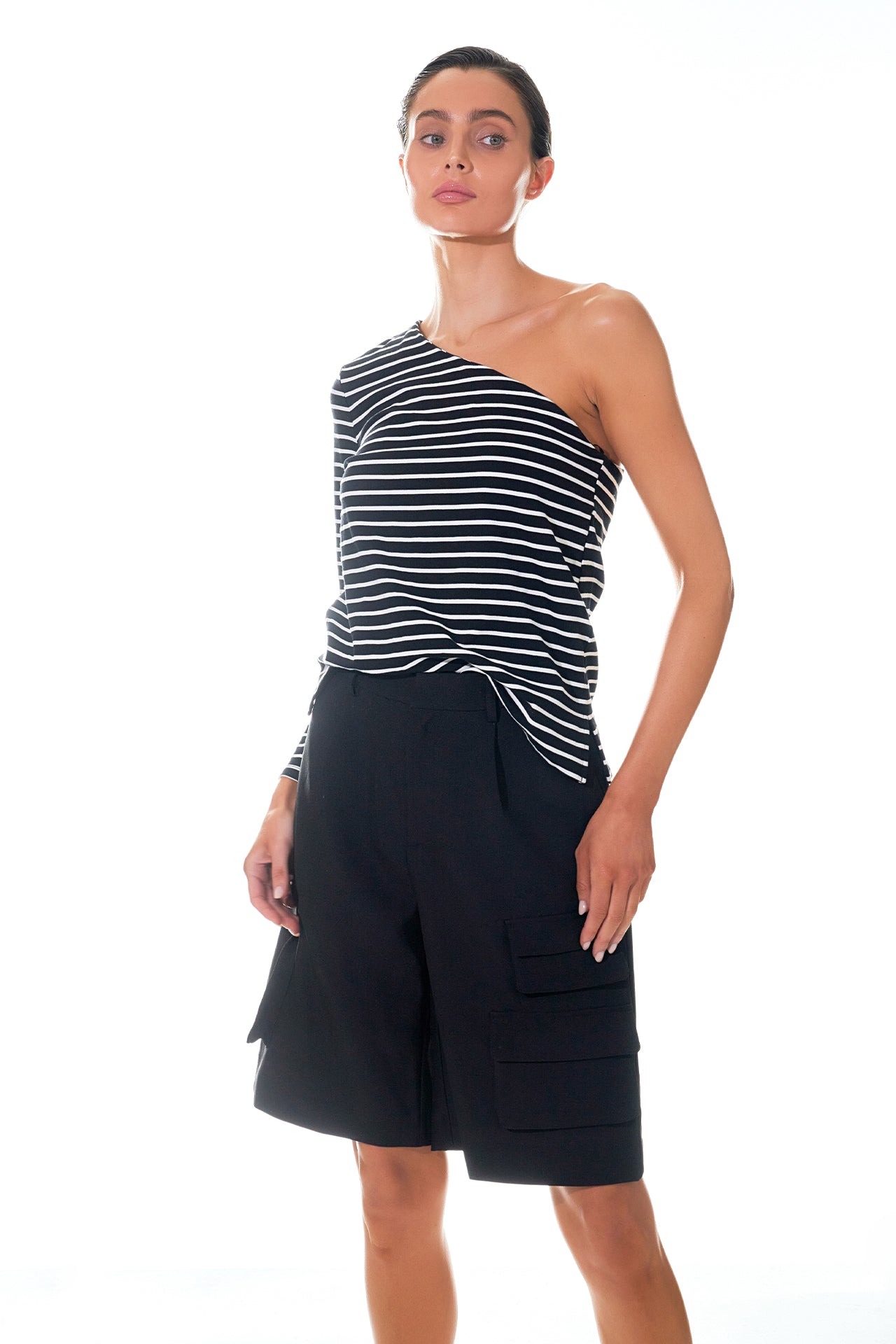 GREY LAB - Wide Cargo Shorts - PANTS available at Objectrare