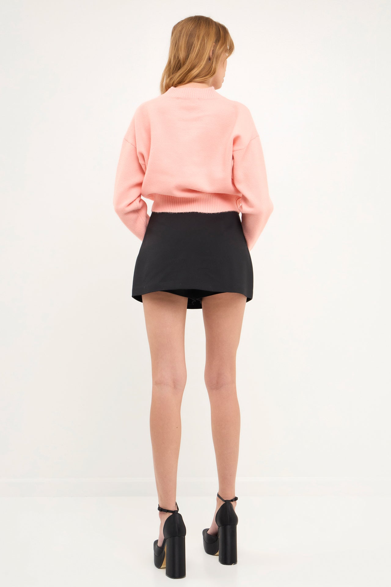 ENDLESS ROSE - Love Chenille Embroidered Plush Sweater - SWEATERS & KNITS available at Objectrare