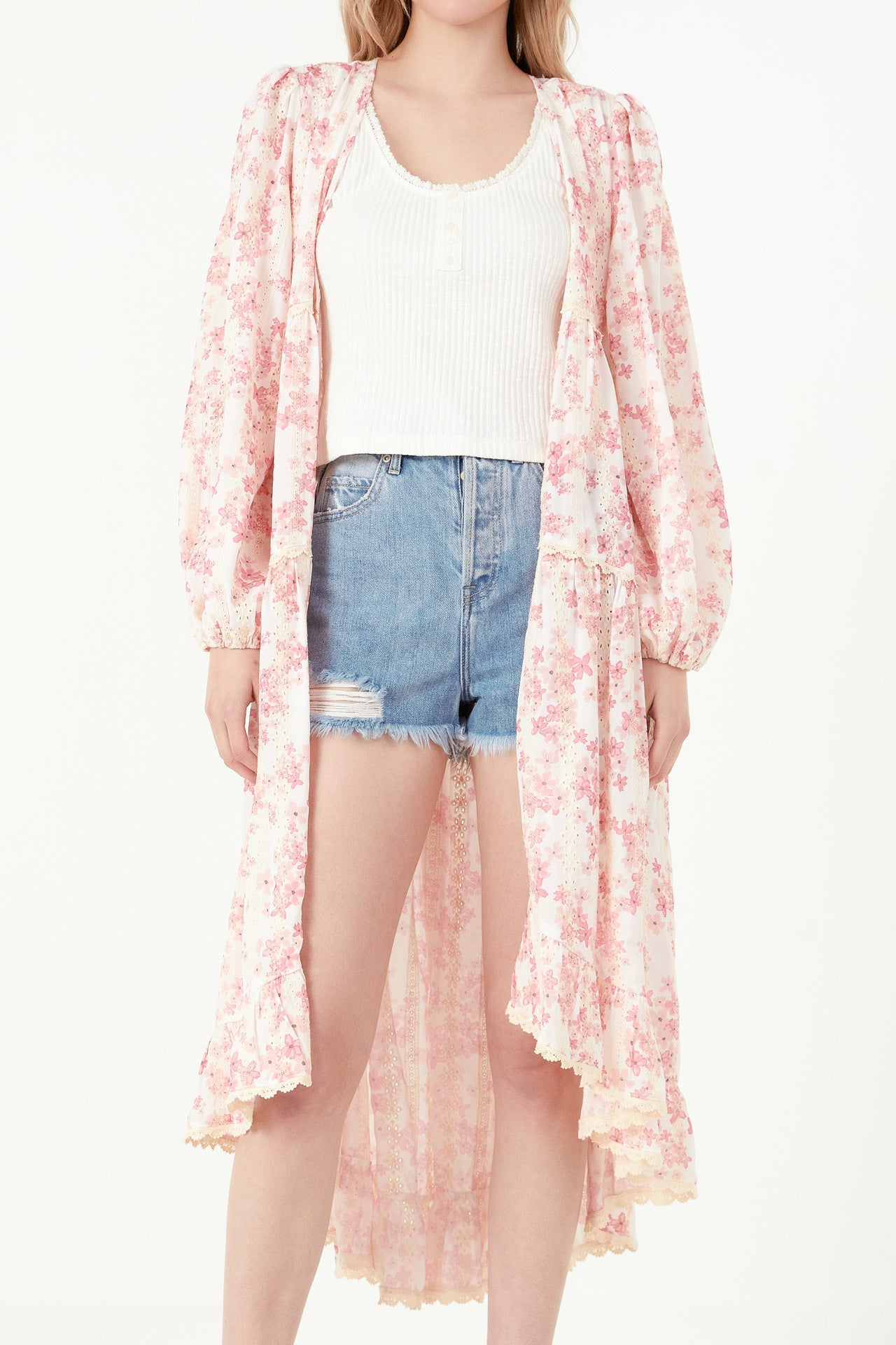 FREE THE ROSES - High-Low Maxi Dress - DRESSES available at Objectrare