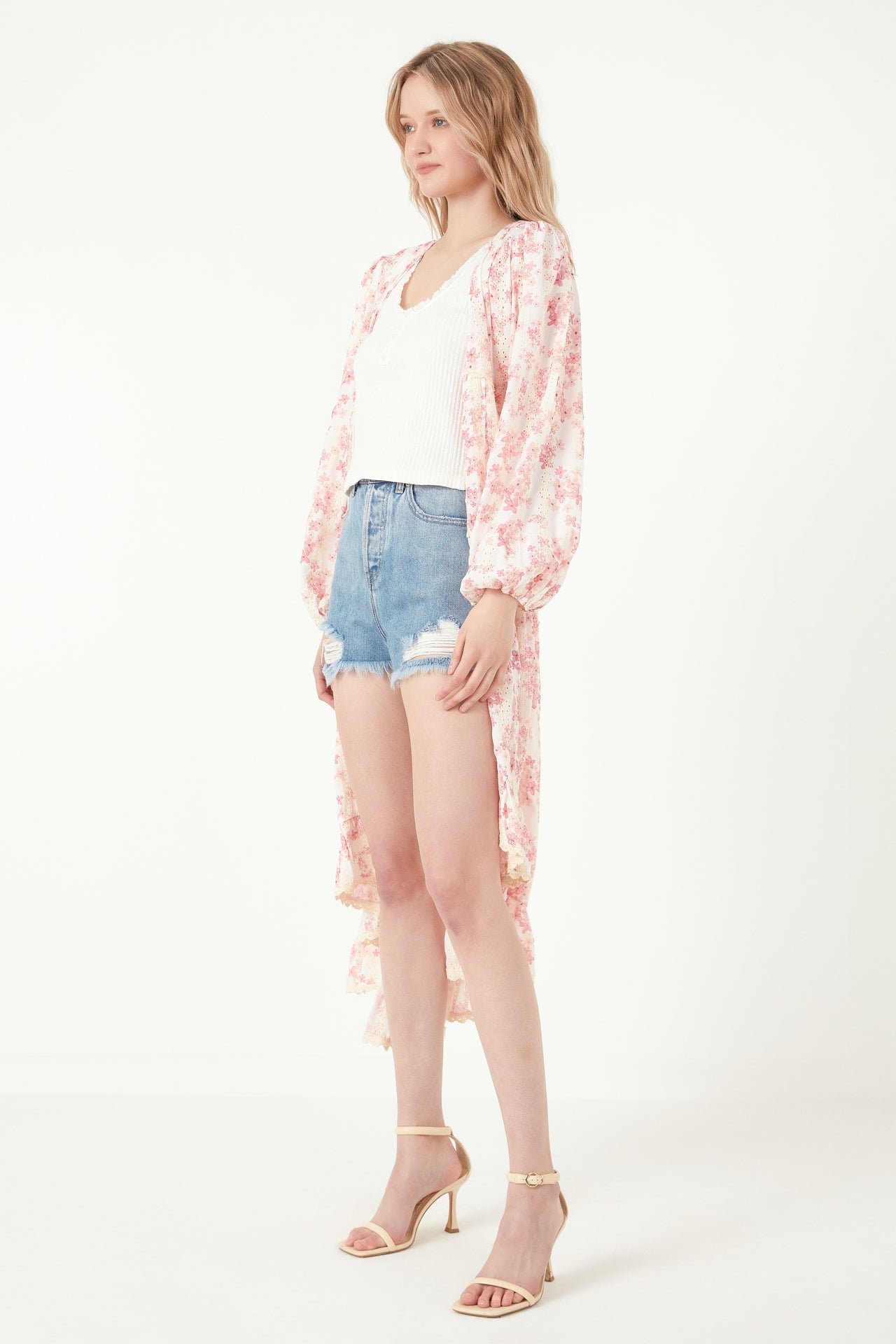 FREE THE ROSES - High-Low Maxi Dress - DRESSES available at Objectrare