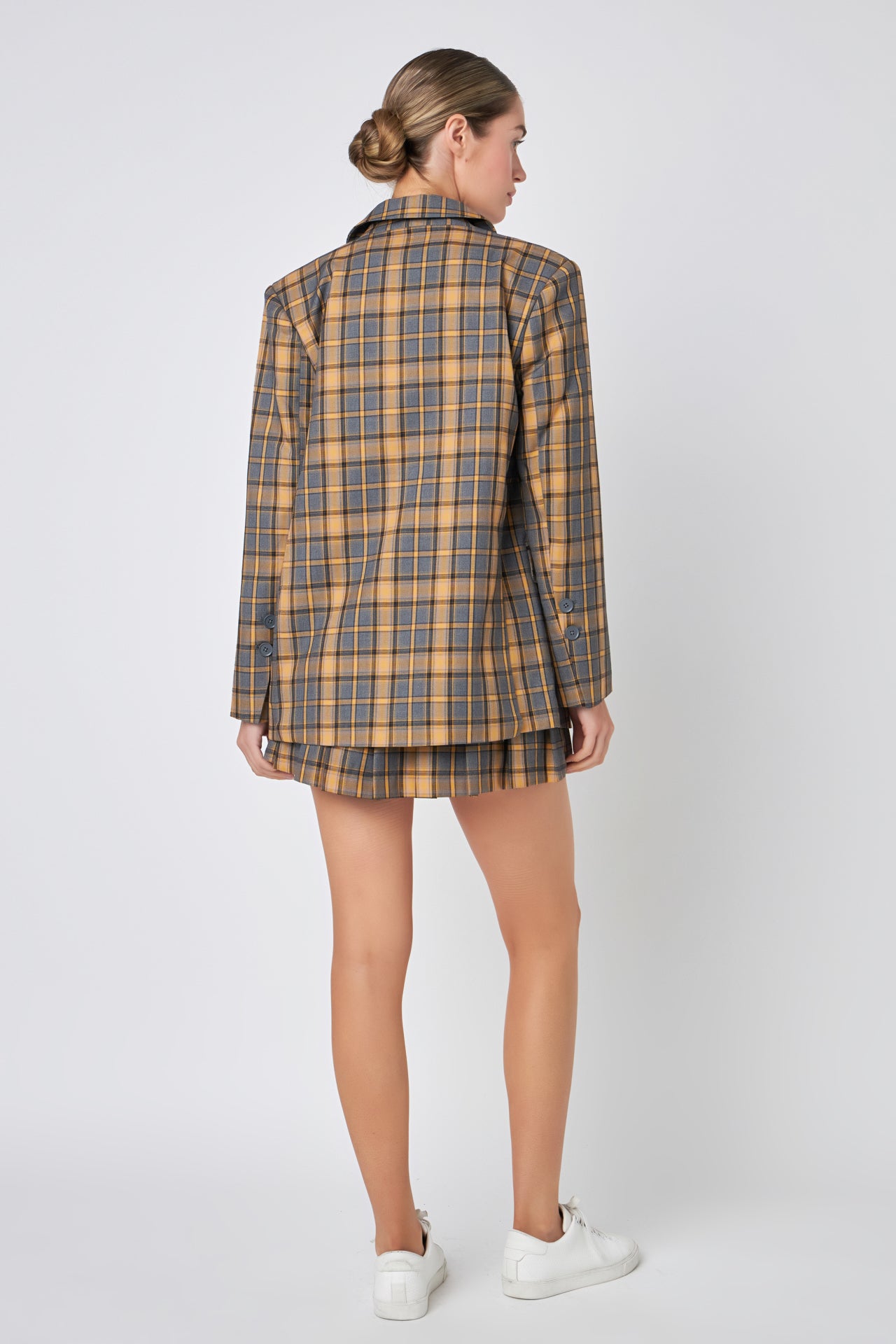 ENGLISH FACTORY - Checked Blazer - BLAZERS available at Objectrare