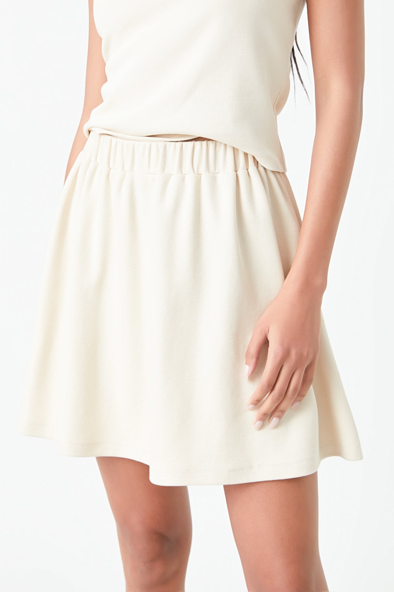 GREY LAB - Knit Mini Skirt - SKIRTS available at Objectrare