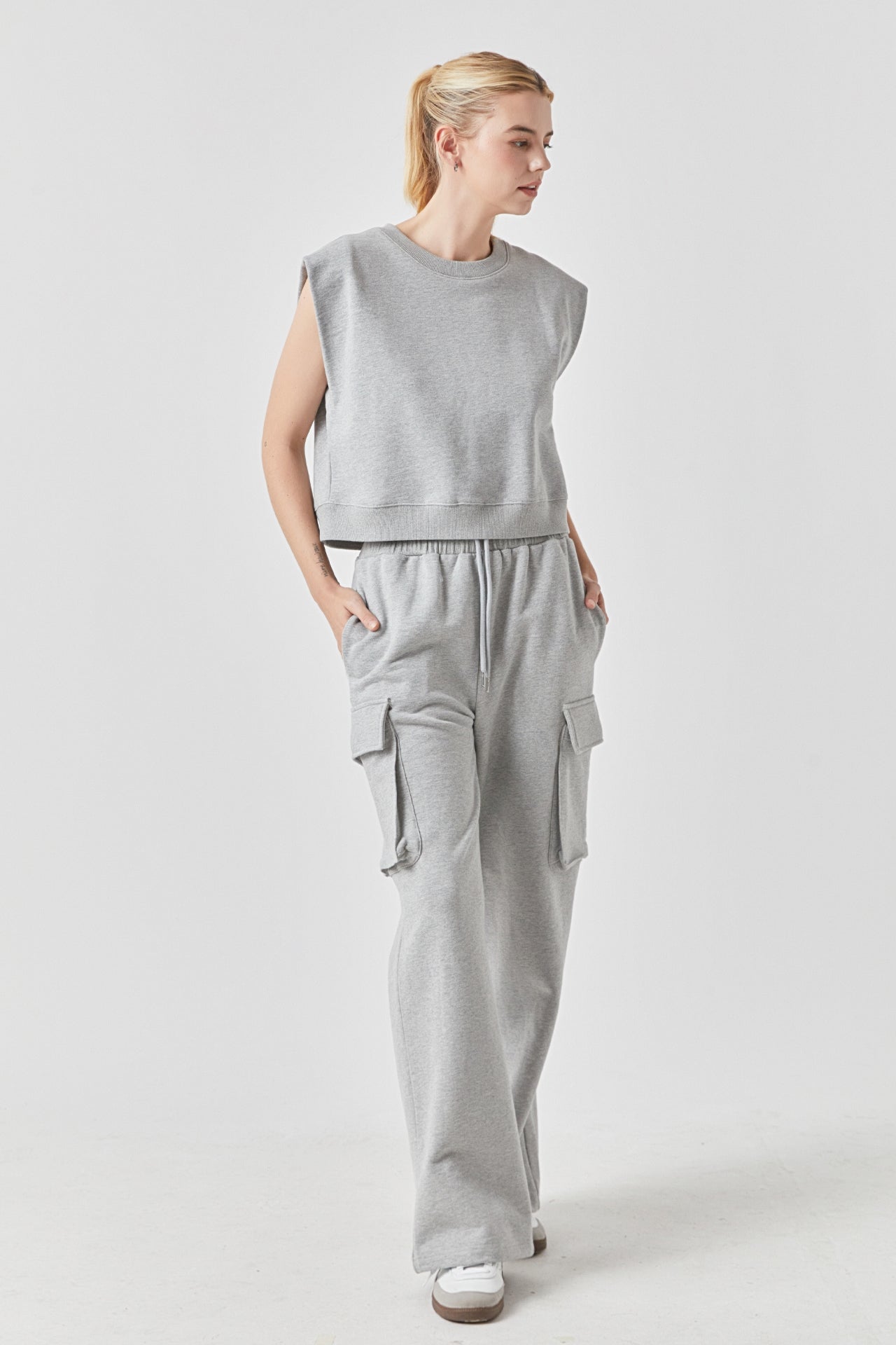 GREY LAB - Soft Muscle Sweatshirt - HOODIES & SWEATSHIRTS available at Objectrare