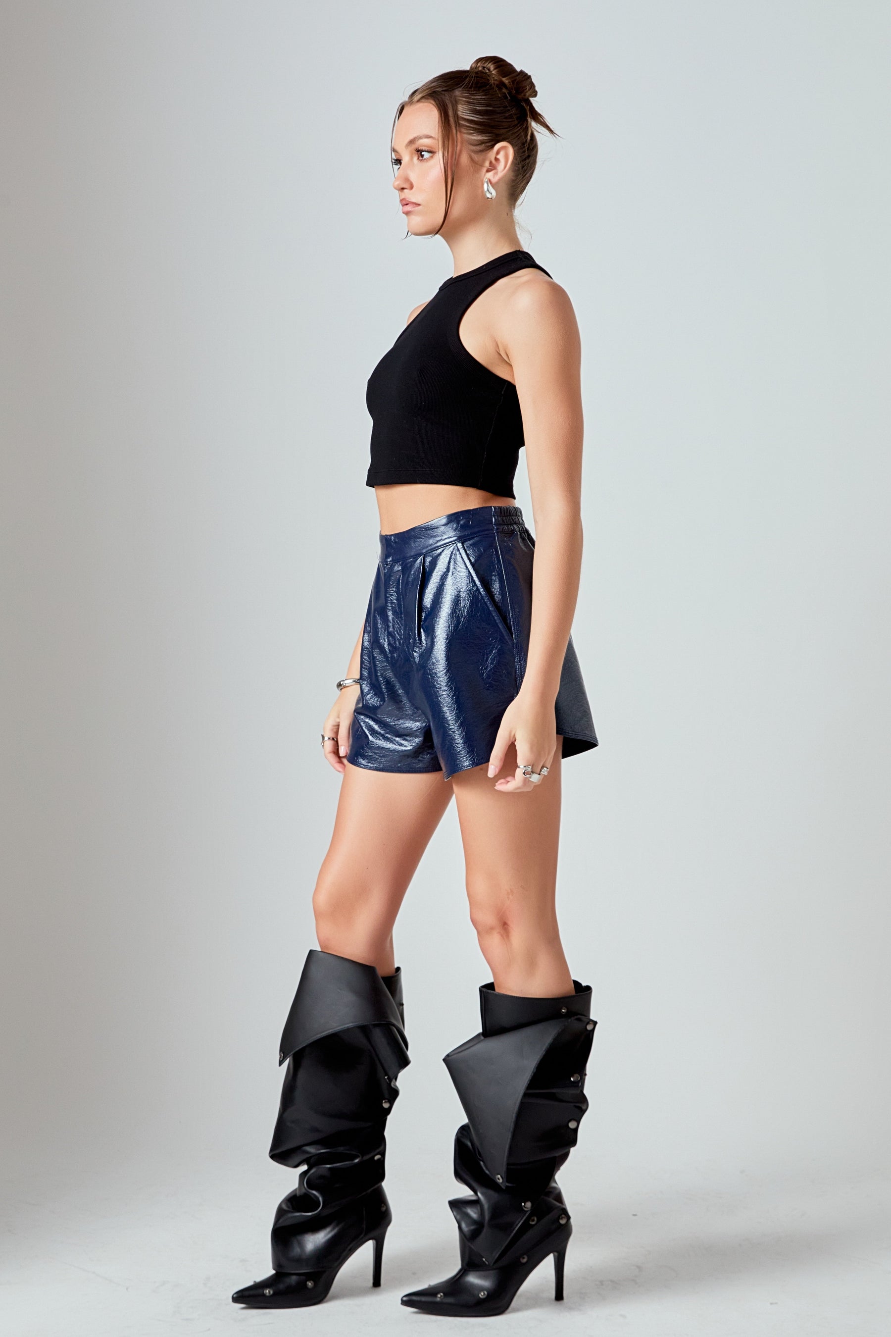 Cropped Racerback Tank