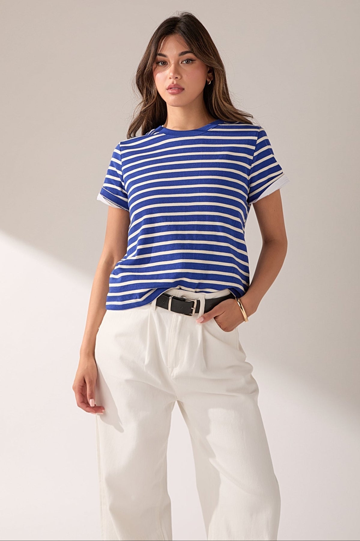 ENGLISH FACTORY - Stripe T-shirt - T-SHIRTS available at Objectrare