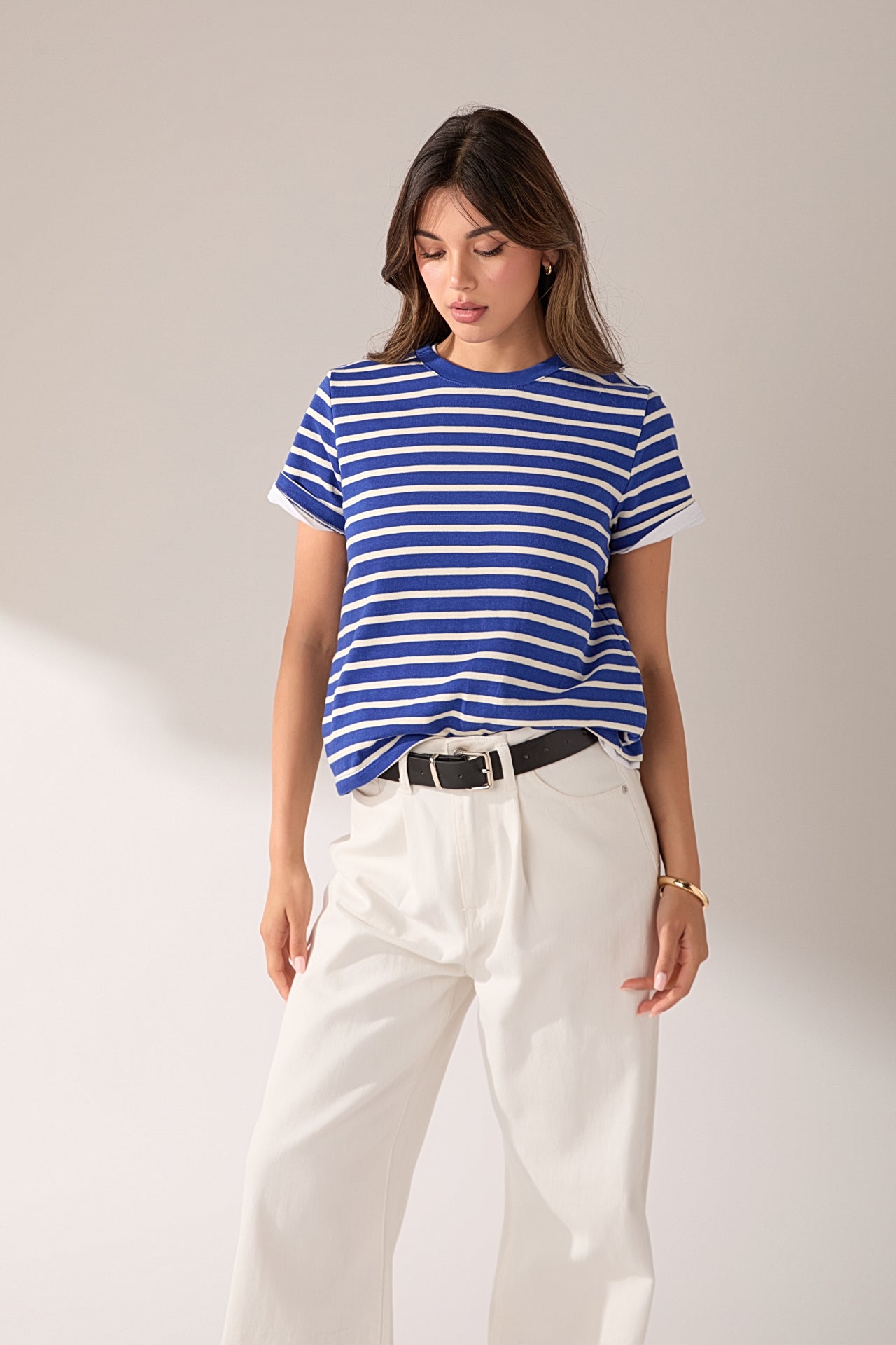 ENGLISH FACTORY - Stripe T-shirt - T-SHIRTS available at Objectrare