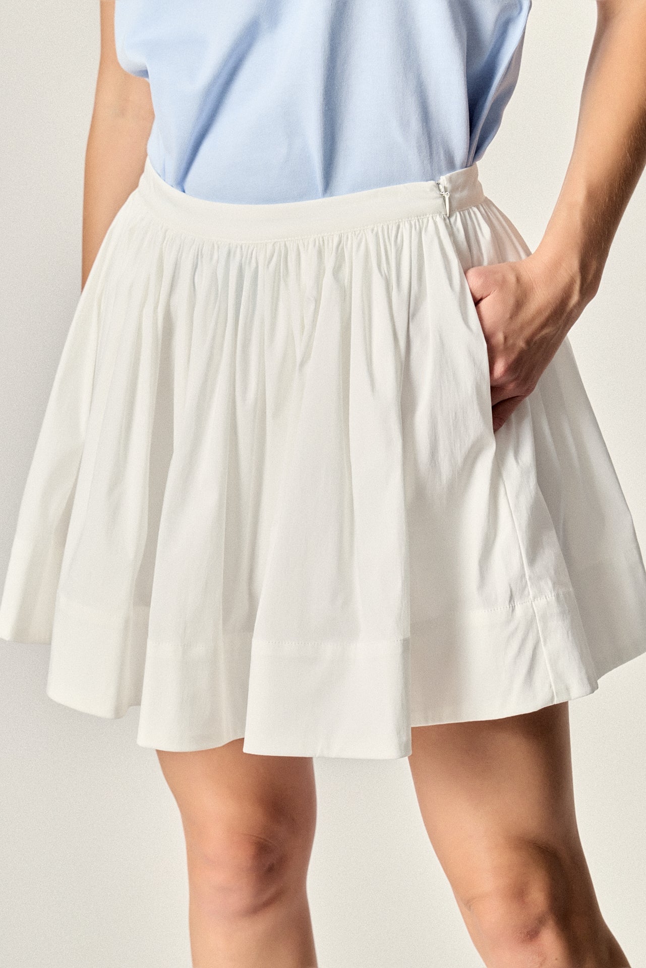 ENGLISH FACTORY - Flared Mini Skort - SKORTS available at Objectrare