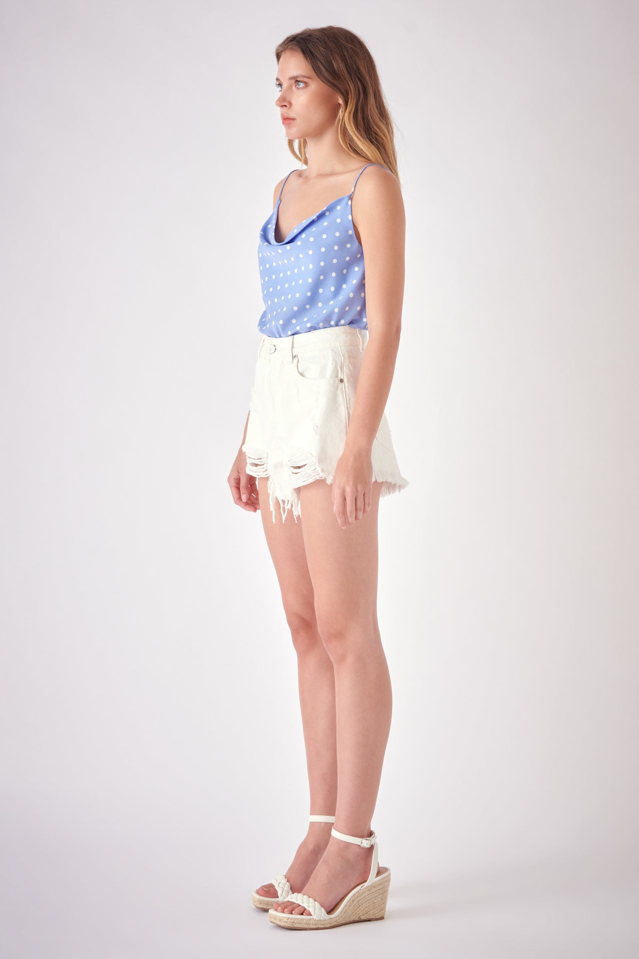 FREE THE ROSES - Polka Dot Cami Top - TOPS available at Objectrare