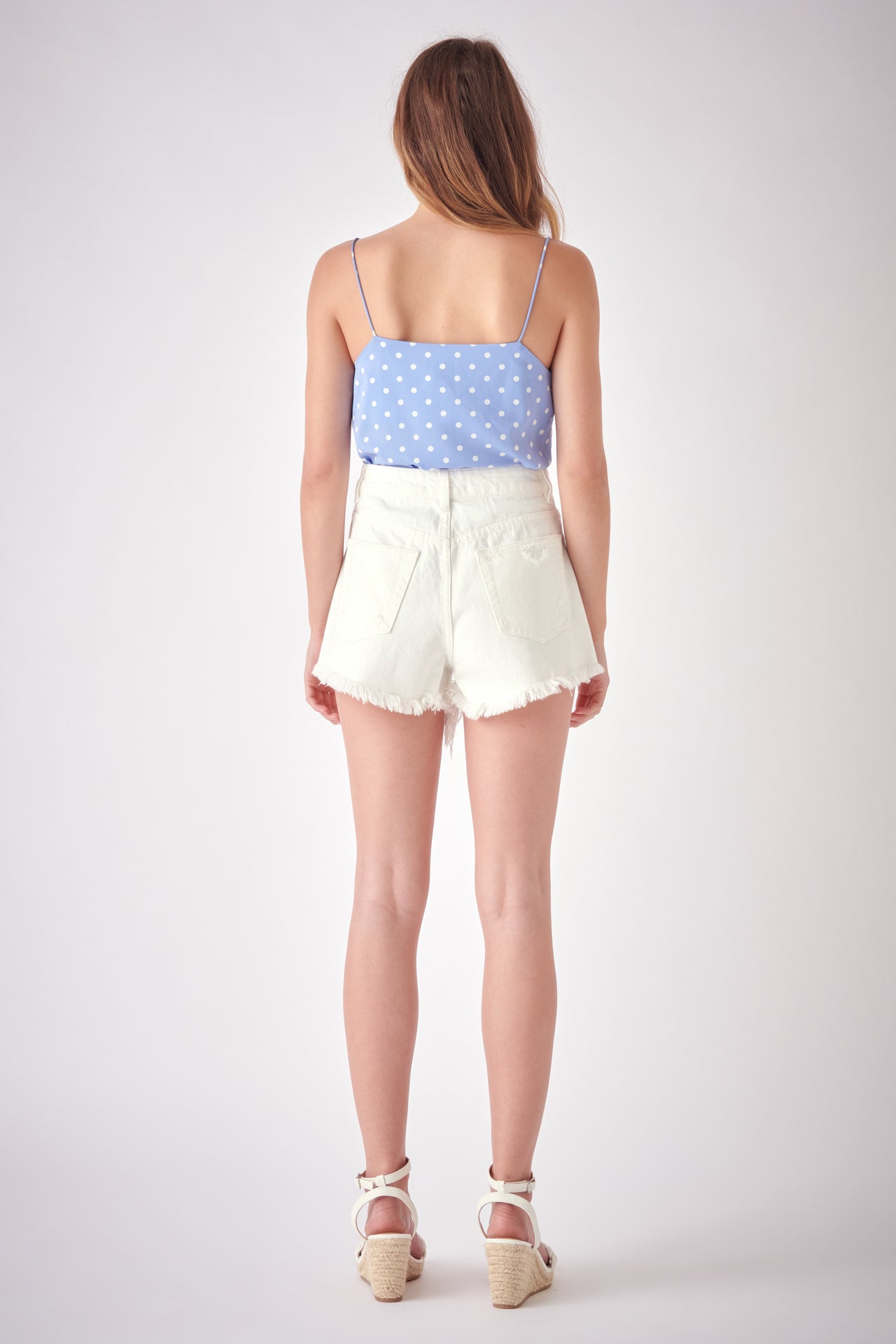 FREE THE ROSES - Polka Dot Cami Top - TOPS available at Objectrare