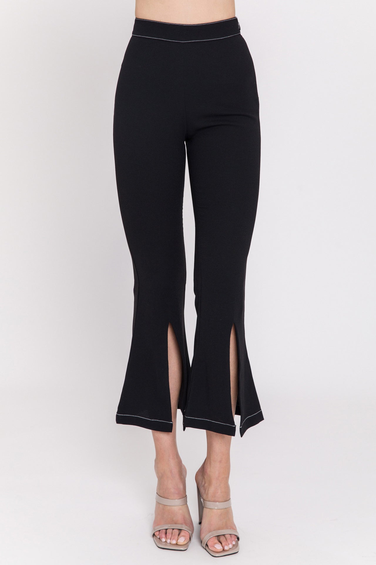 ENDLESS ROSE - Contrast Stitch Pants - PANTS available at Objectrare