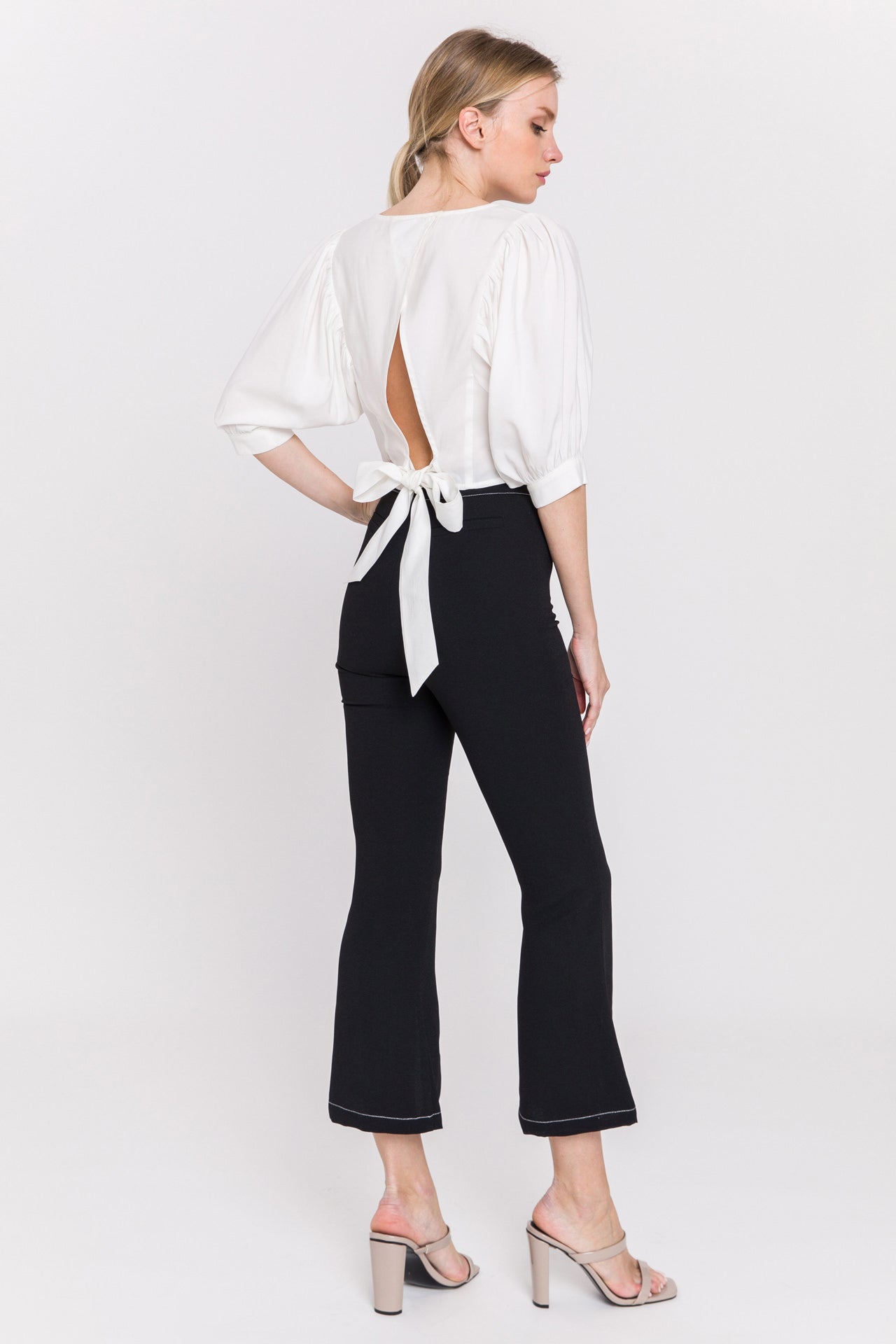 ENDLESS ROSE - Contrast Stitch Pants - PANTS available at Objectrare