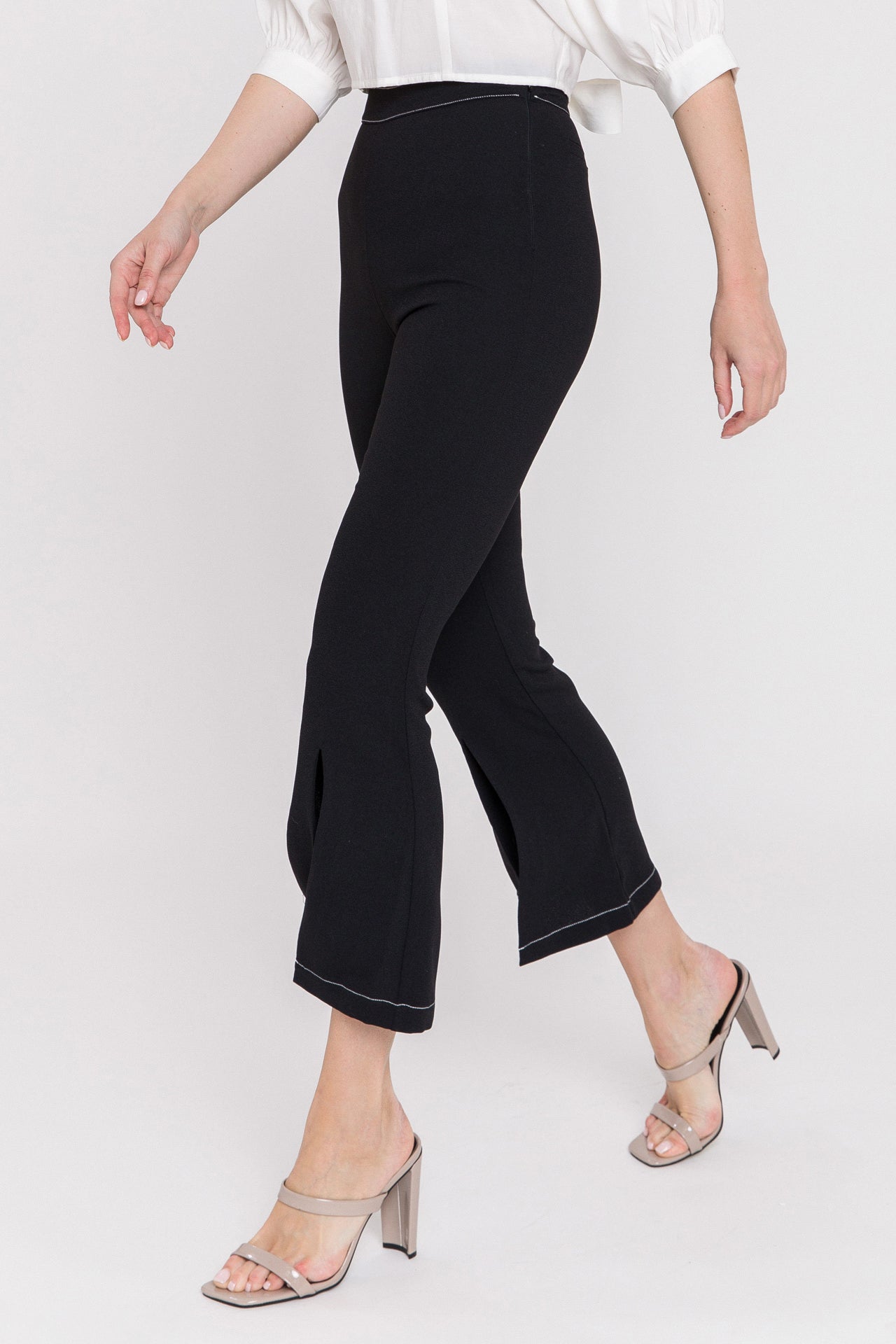 ENDLESS ROSE - Contrast Stitch Pants - PANTS available at Objectrare