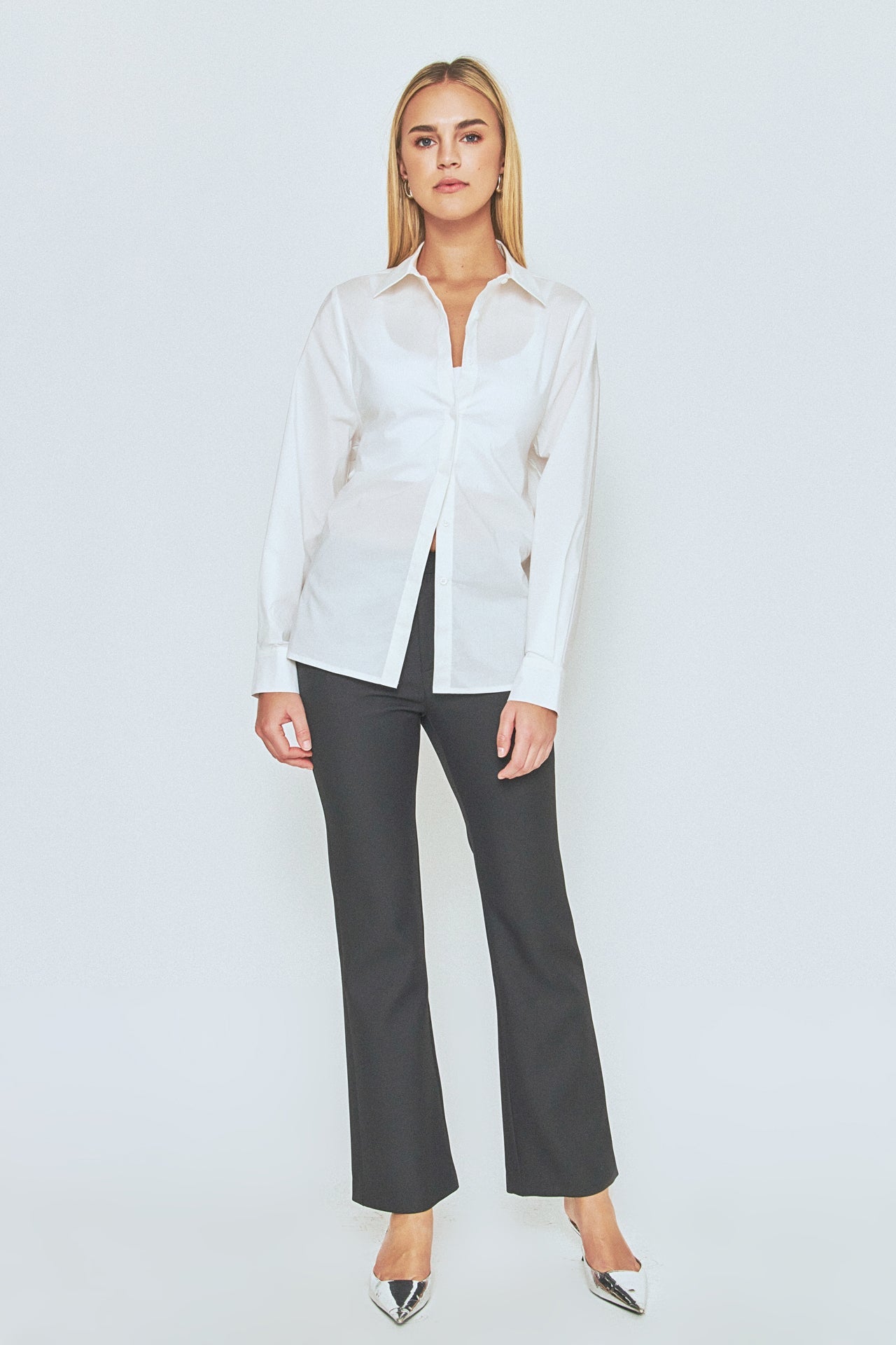 ENDLESS ROSE - Button Down Shirt - SHIRTS & BLOUSES available at Objectrare
