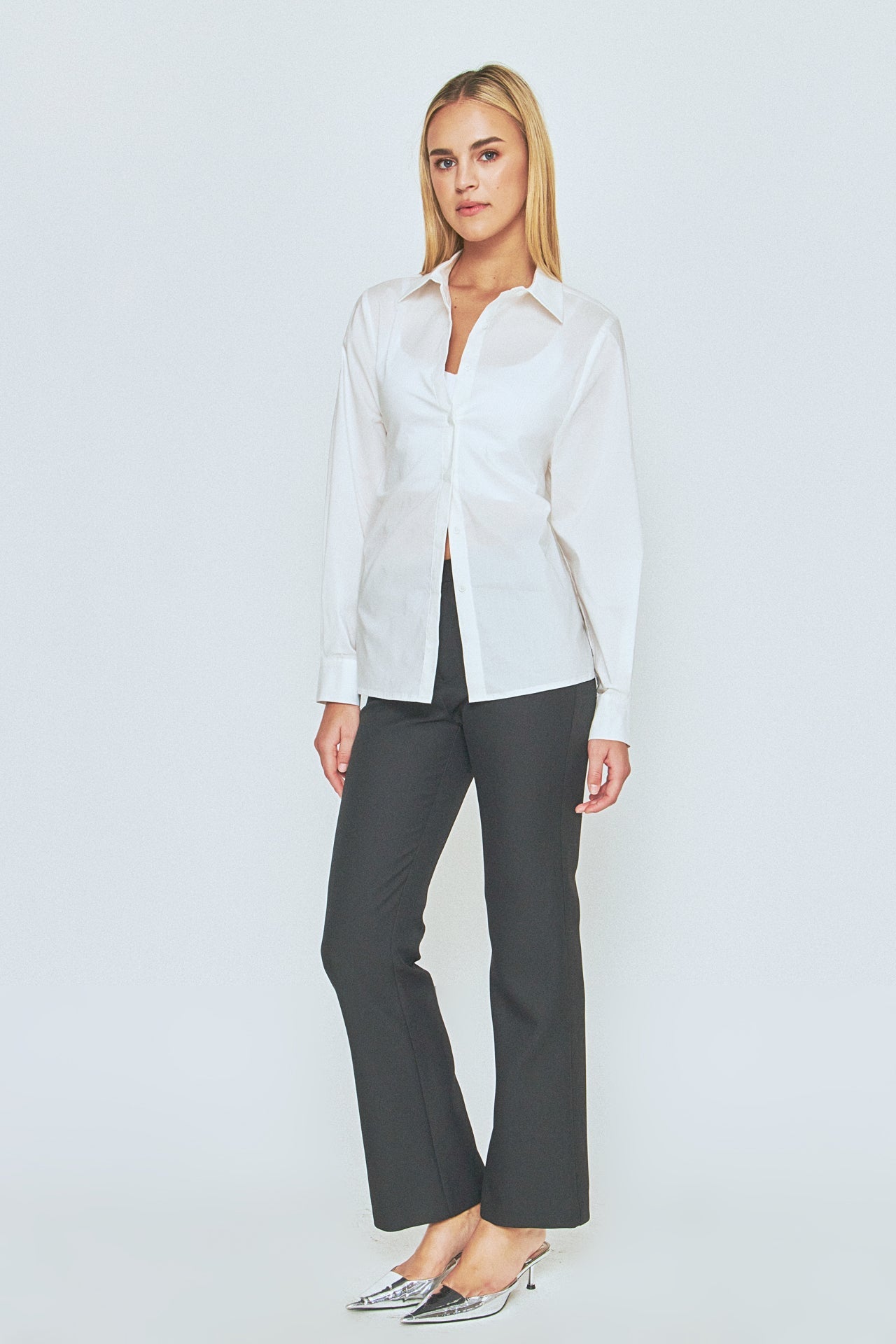 ENDLESS ROSE - Button Down Shirt - SHIRTS & BLOUSES available at Objectrare