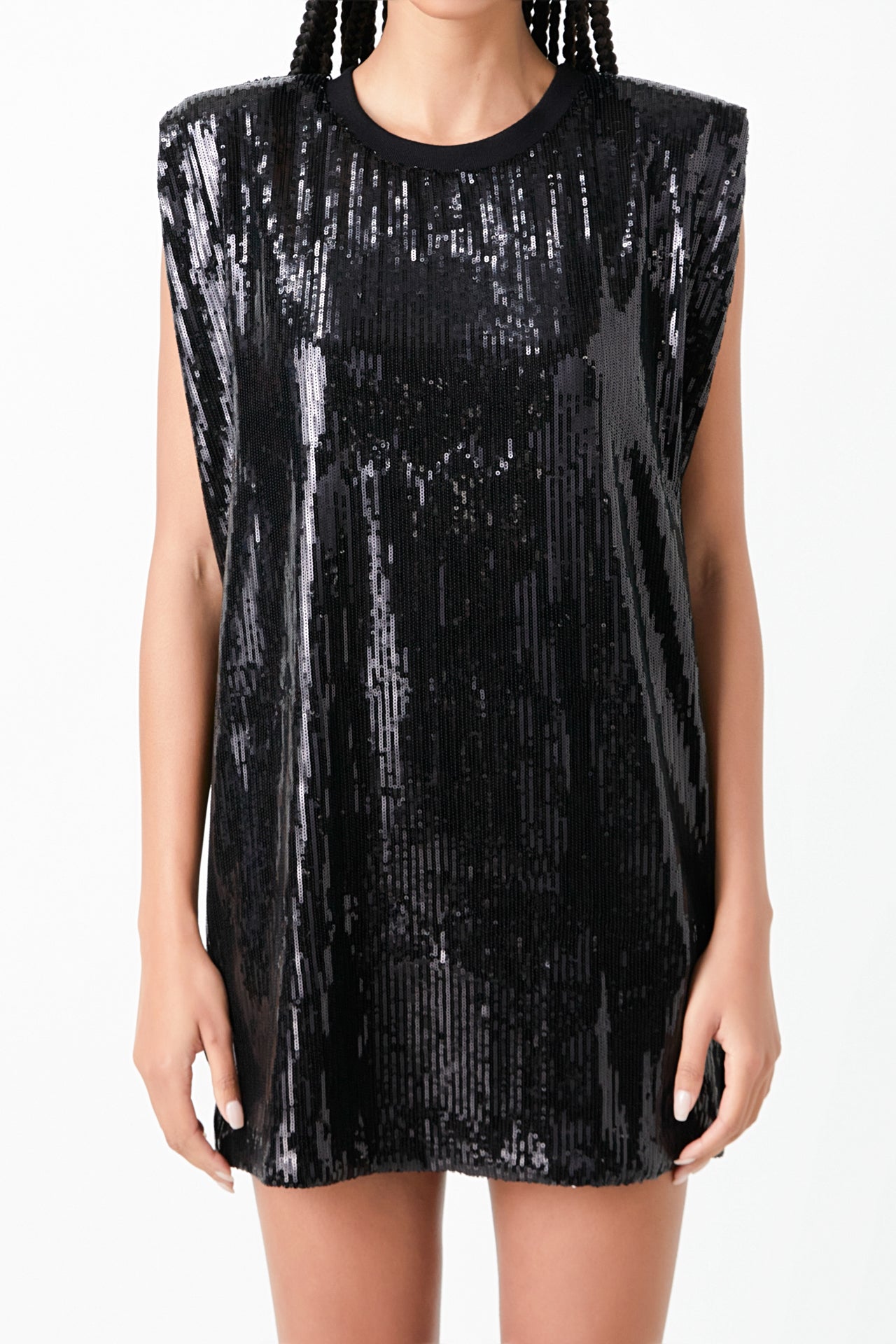 GREY LAB - Sequined Mini Dress - DRESSES available at Objectrare